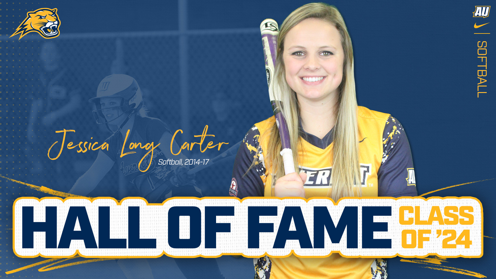 2024 Hall of Fame Jessica Long Carter softball story image
