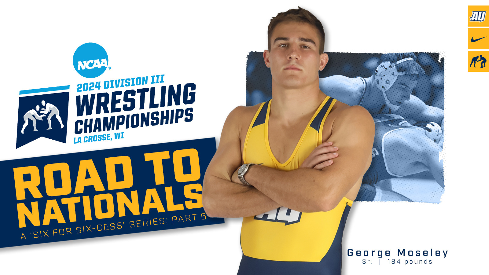 Wrestling NCAAs 2024 feature George Moseley