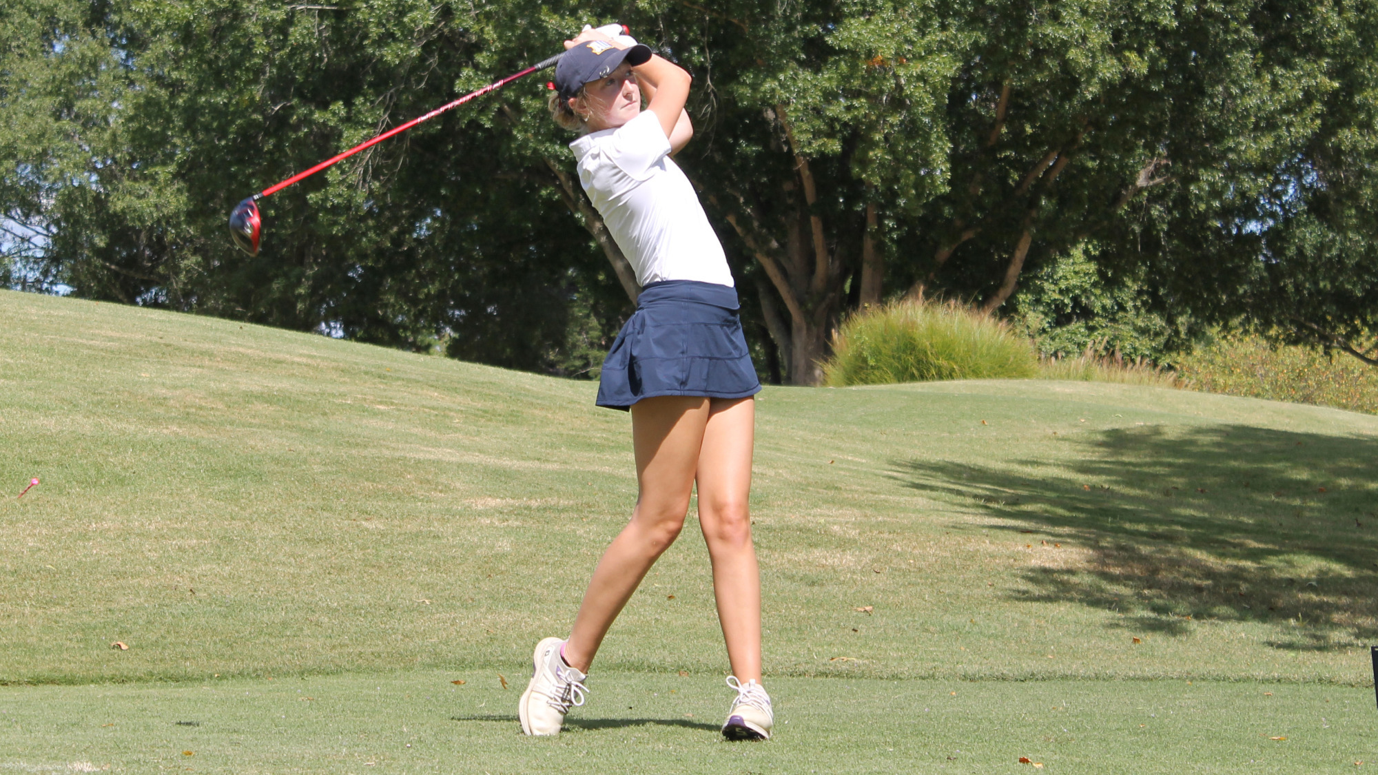 Hannah Walton womens golf 090125 practice TL