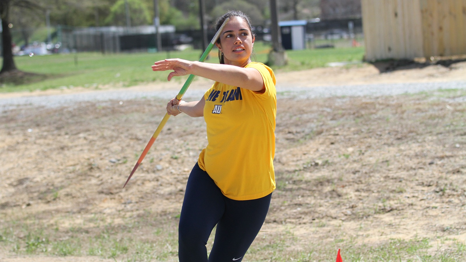 Carlotta Gonzalez womens track and field practice 040125