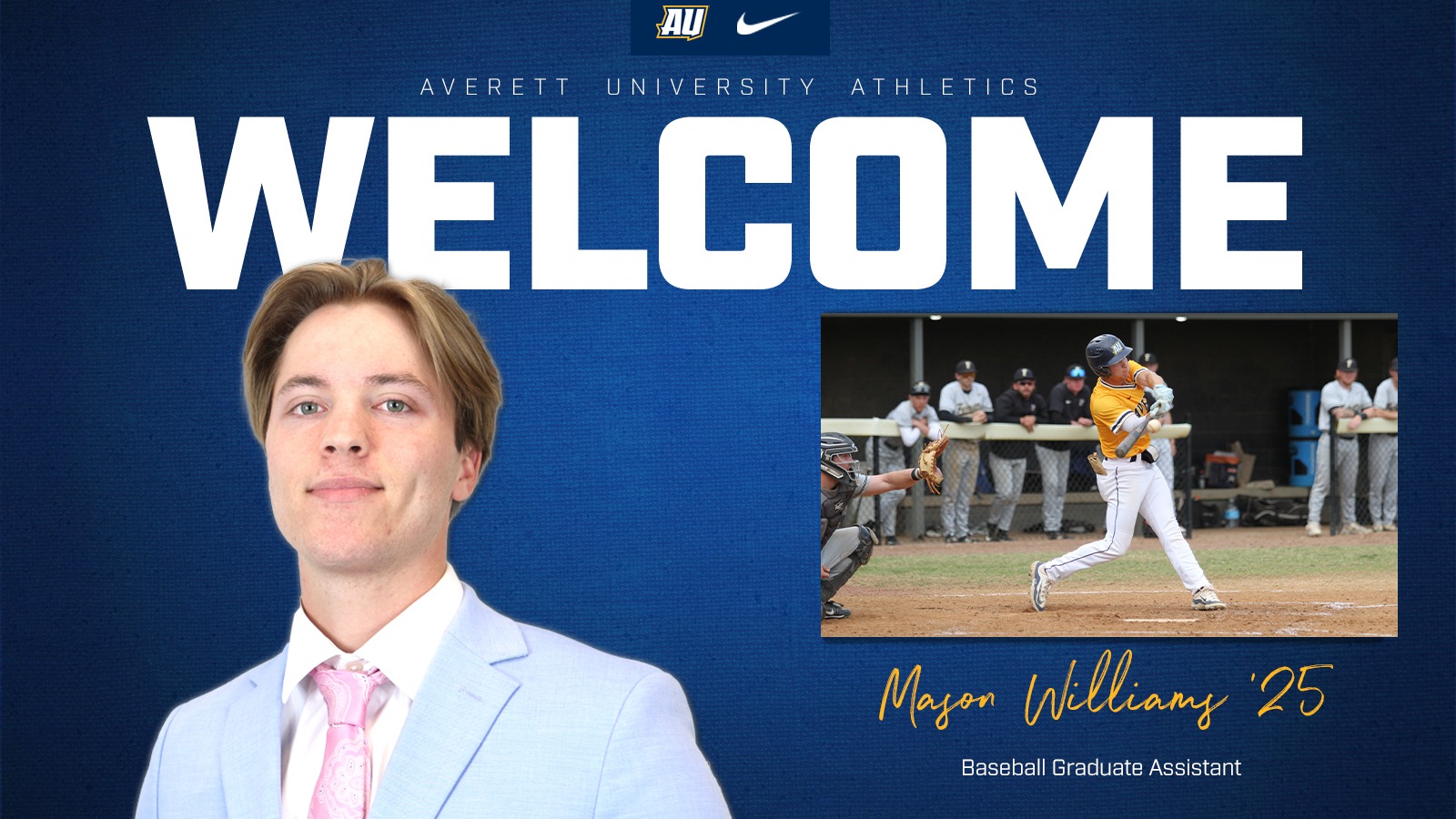 Mason Williams Baseball Hiring Graphic