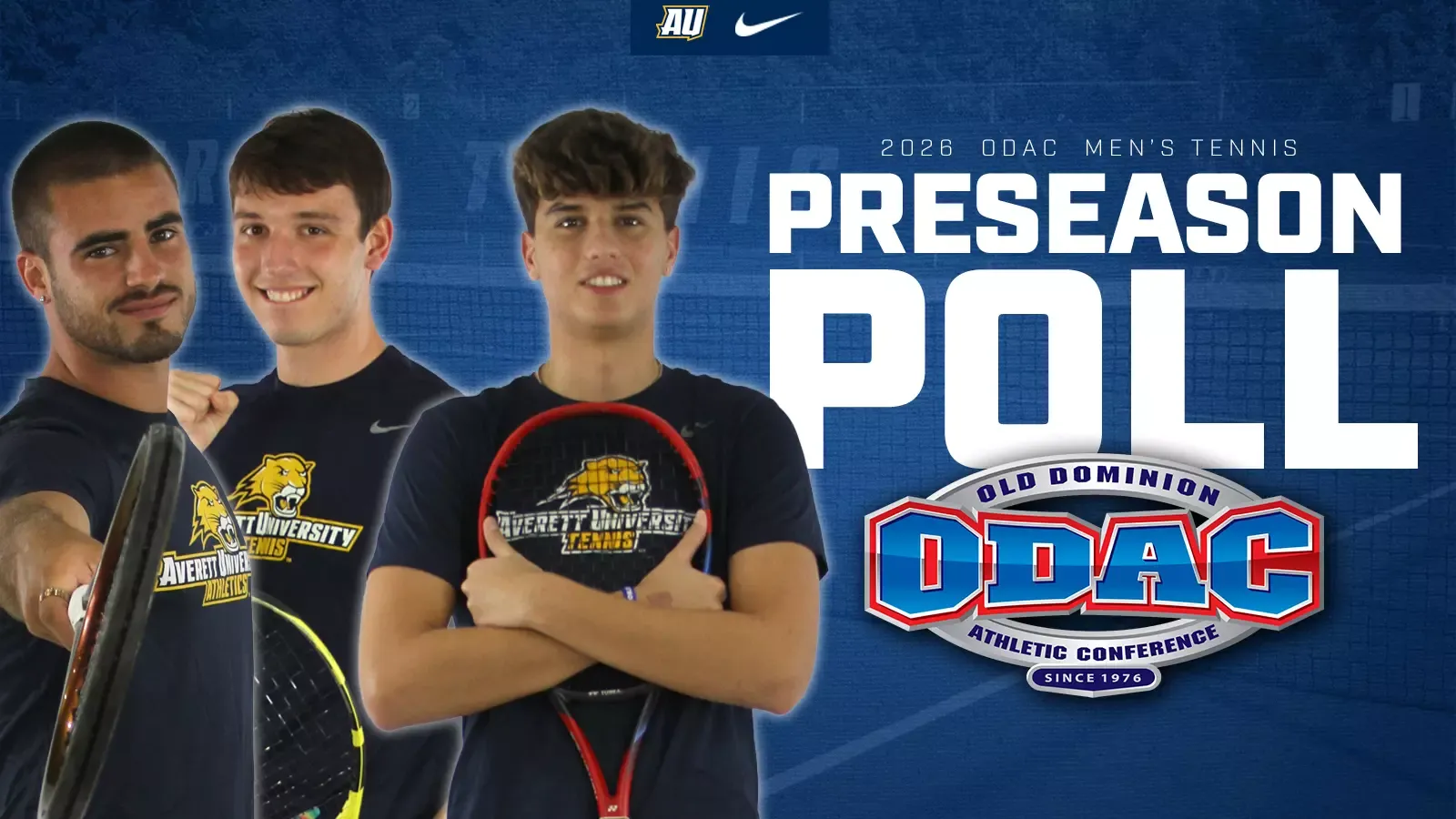 Mens tennis Preseason ODAC poll story 2026