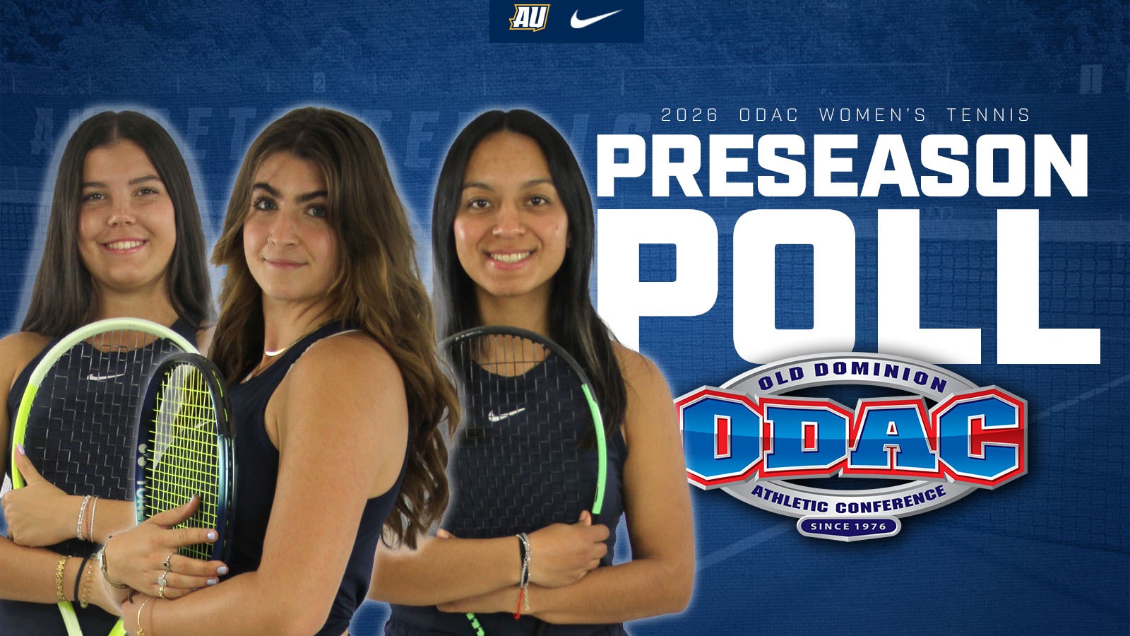 Womens tennis Preseason ODAC poll story 2026