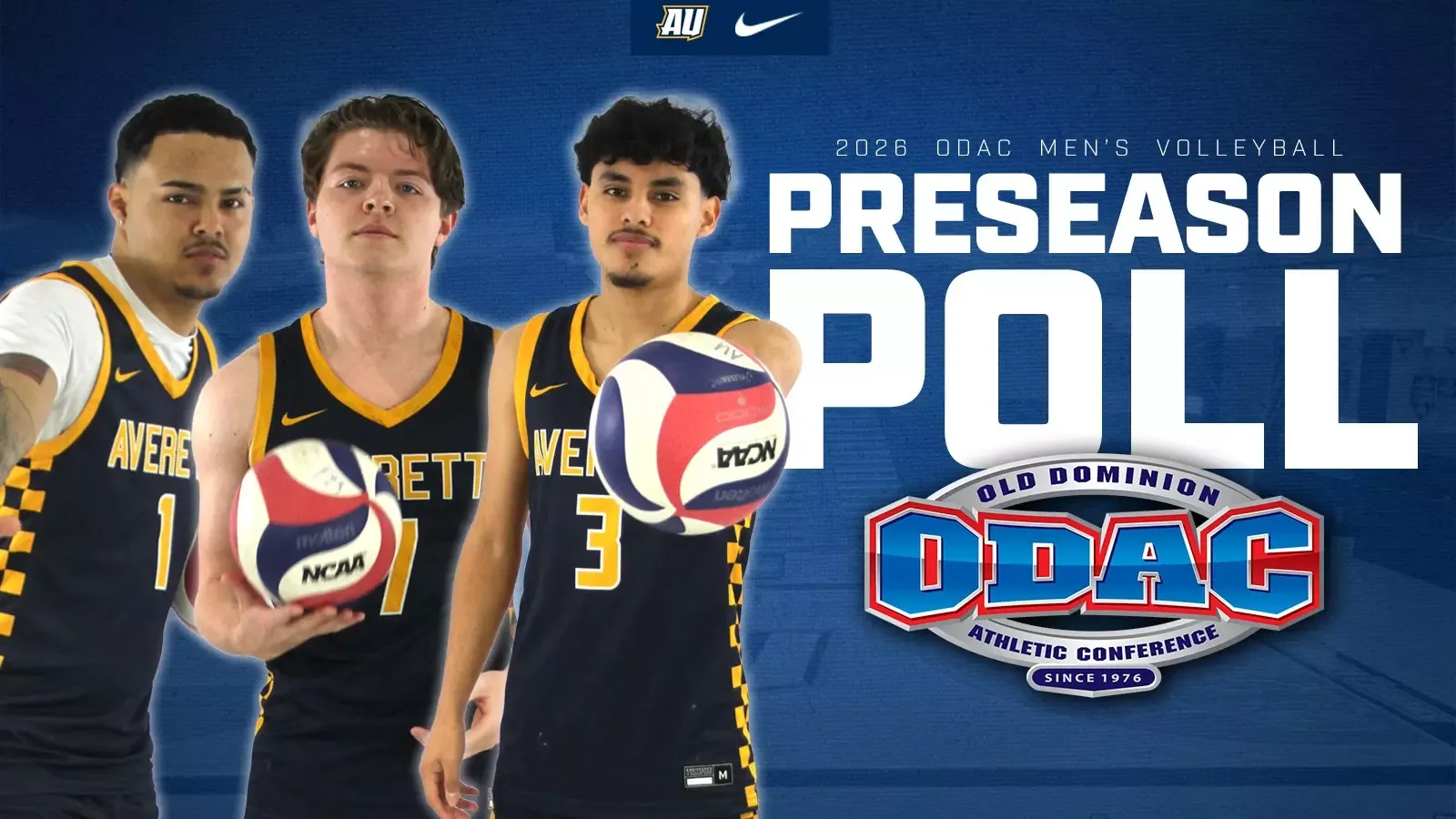 Mens volleyball Preseason ODAC poll story 2026