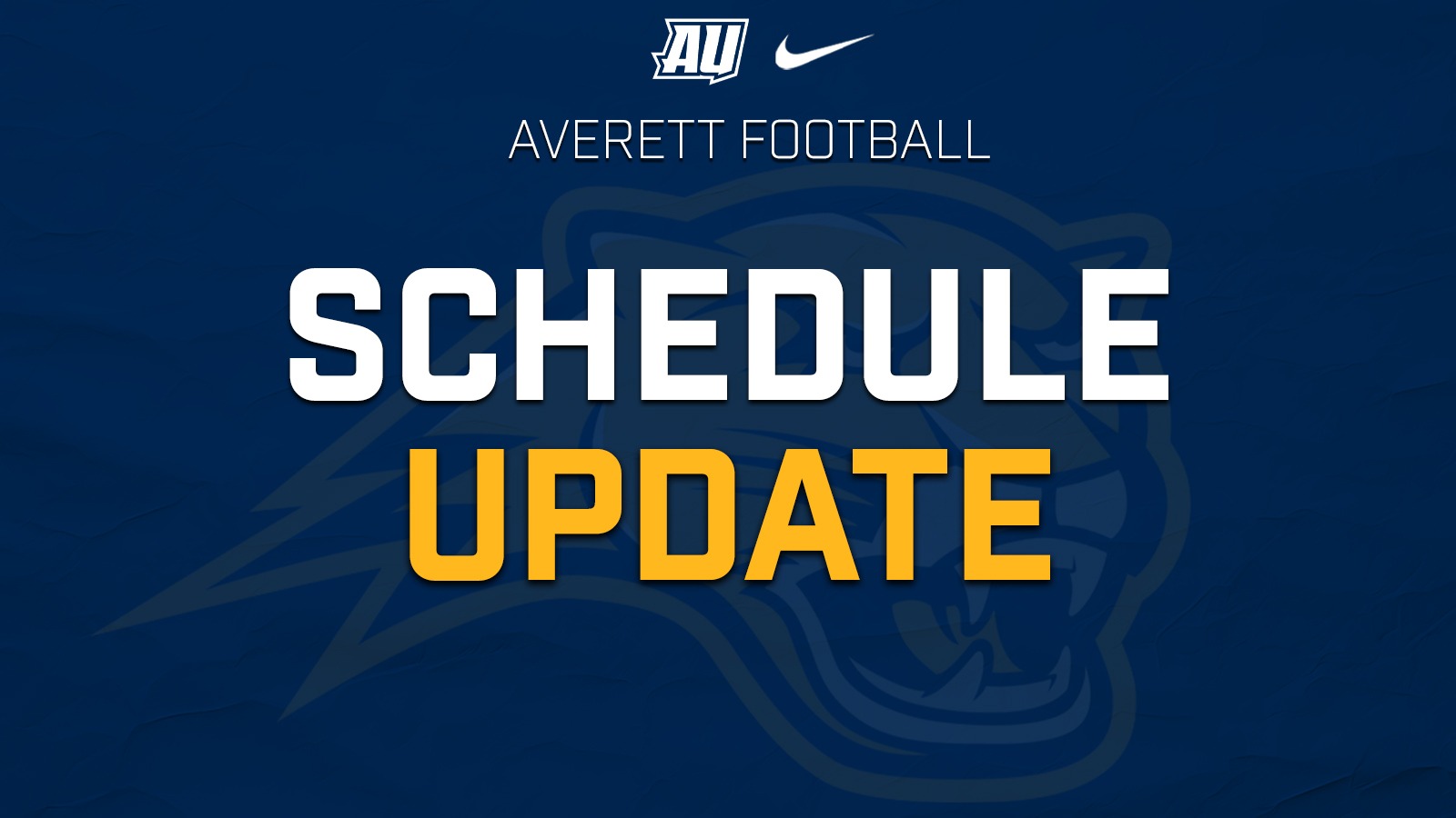 Football Schedule Update