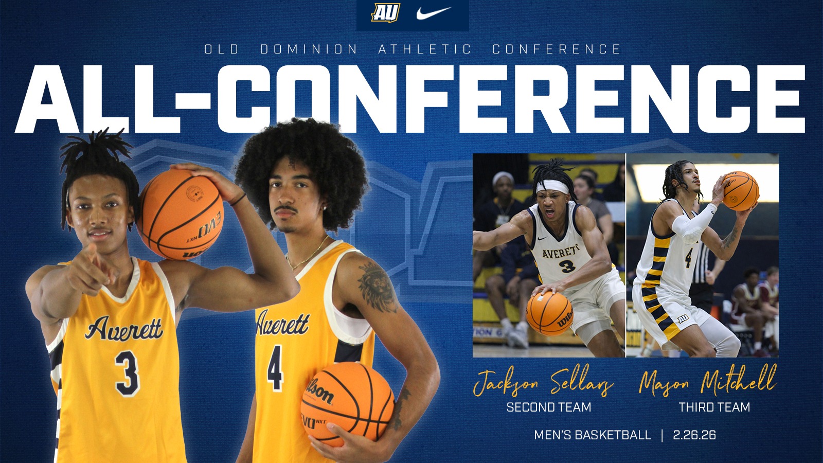 Jackson Sellars Mason Mitchell All ODAC graphic 2026