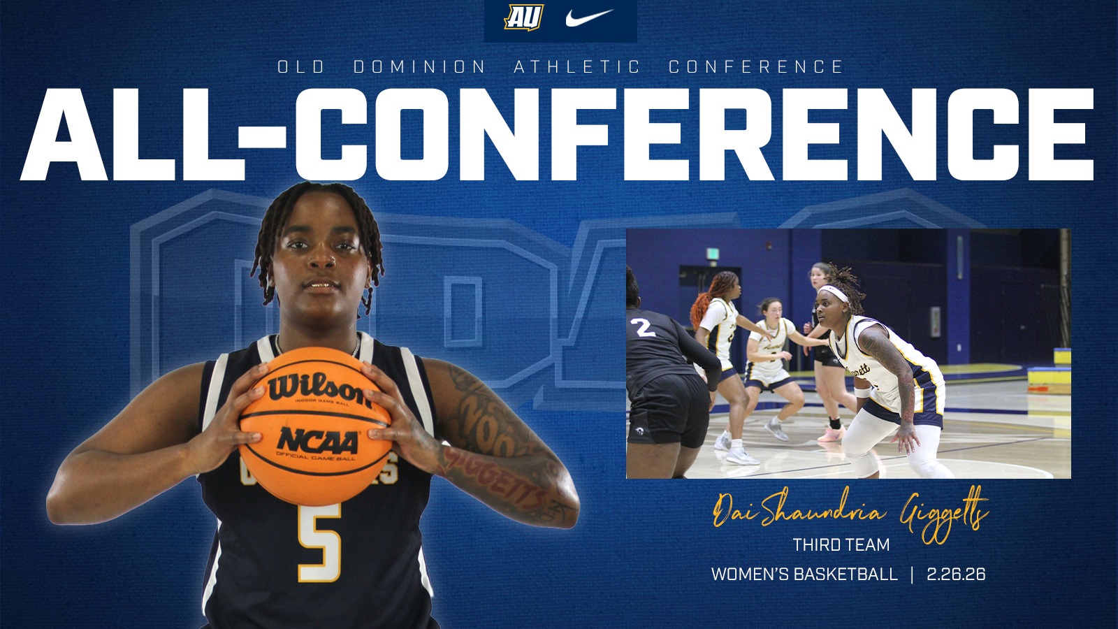 DaiShaundria Giggetts All ODAC graphic 2026