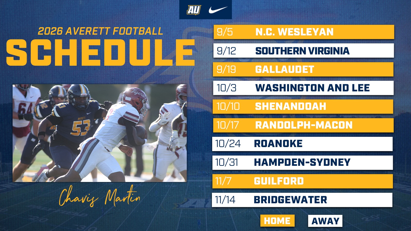 26 FB Schedule