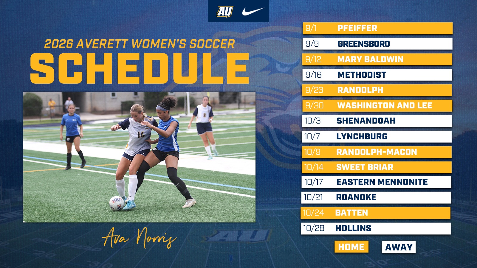 26 WSOC Schedule