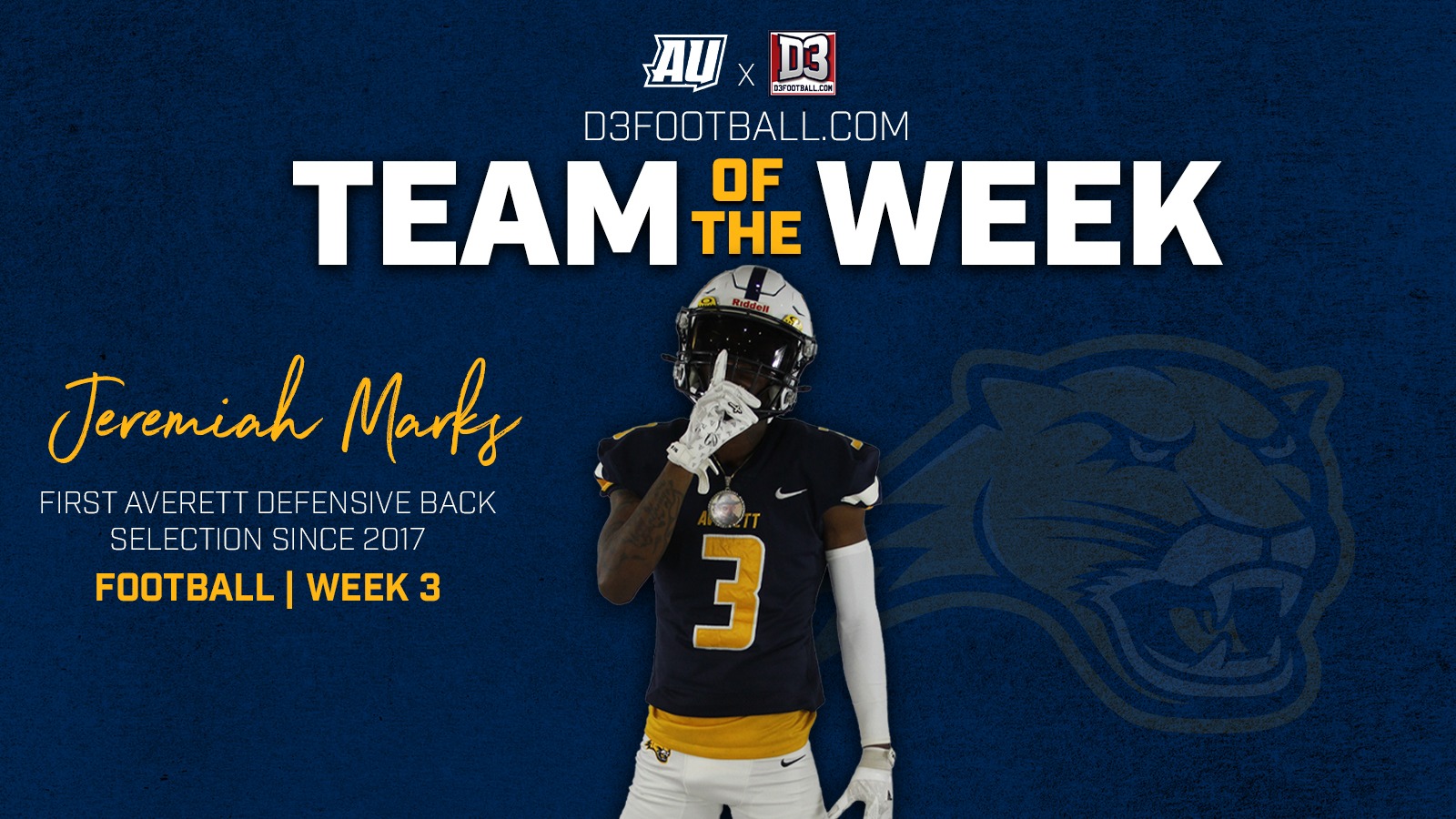 Jeremiah Marks D3 TOTW Website