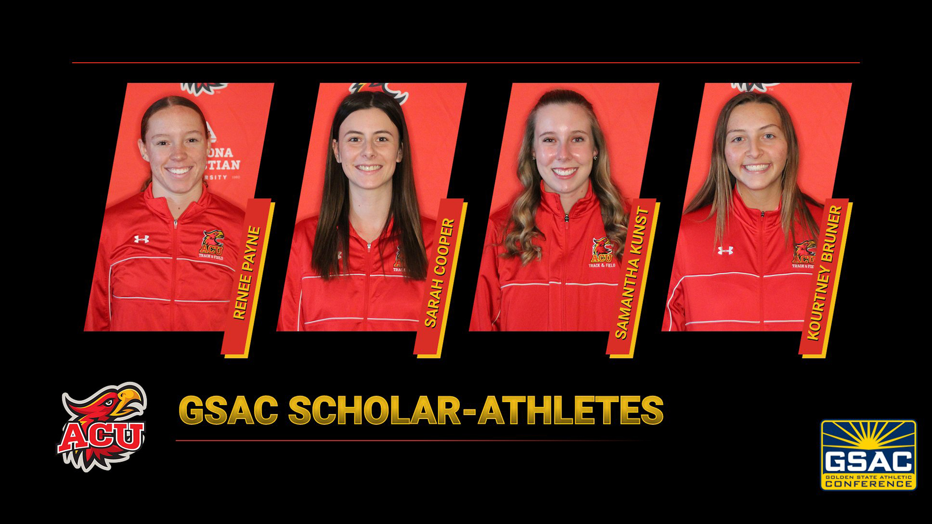 Four Track & Field Ladies Named GSAC ScholarAthletes Arizona