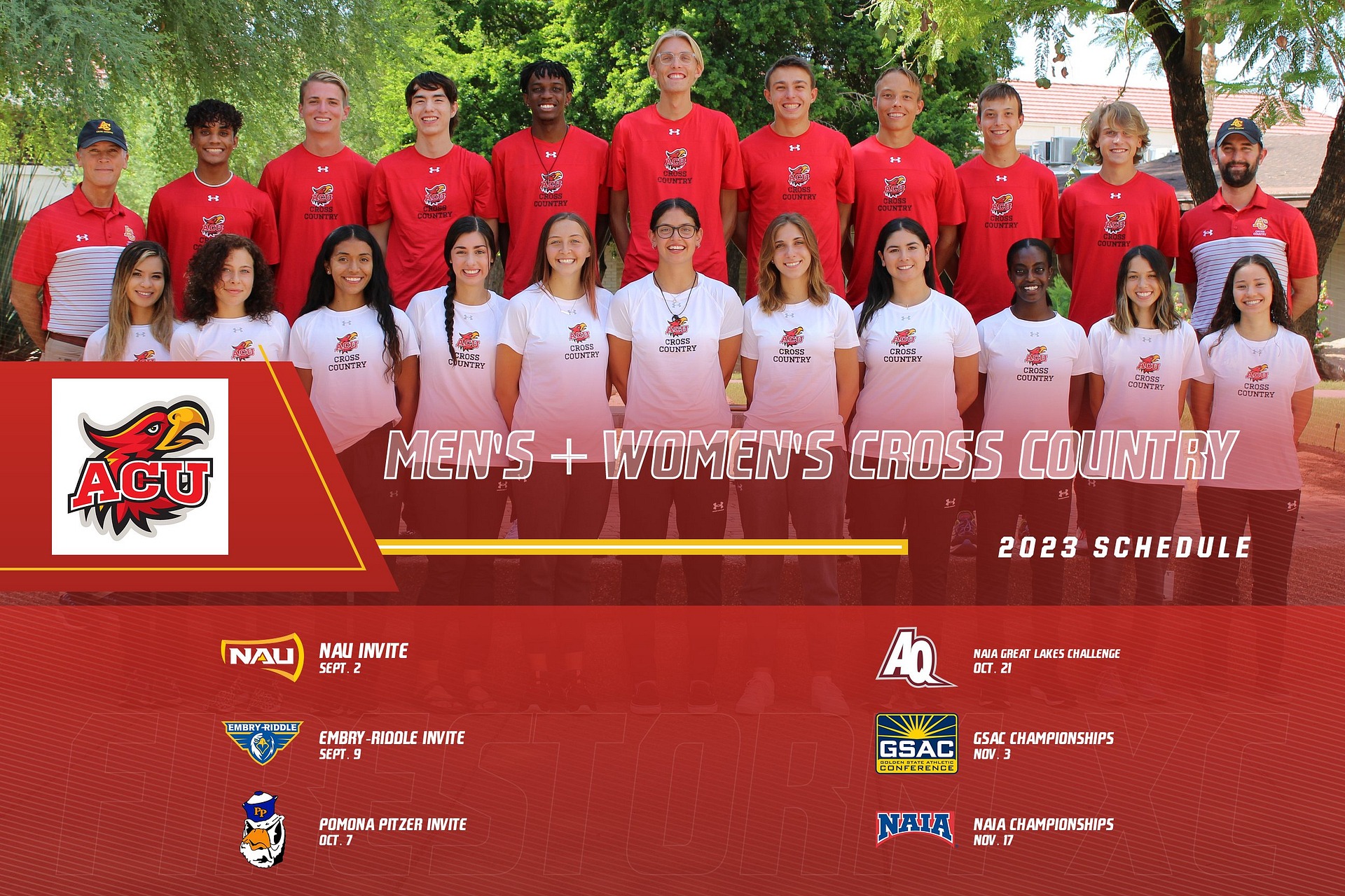 Men’s and Women’s Cross Country Schedule Revealed Arizona Christian