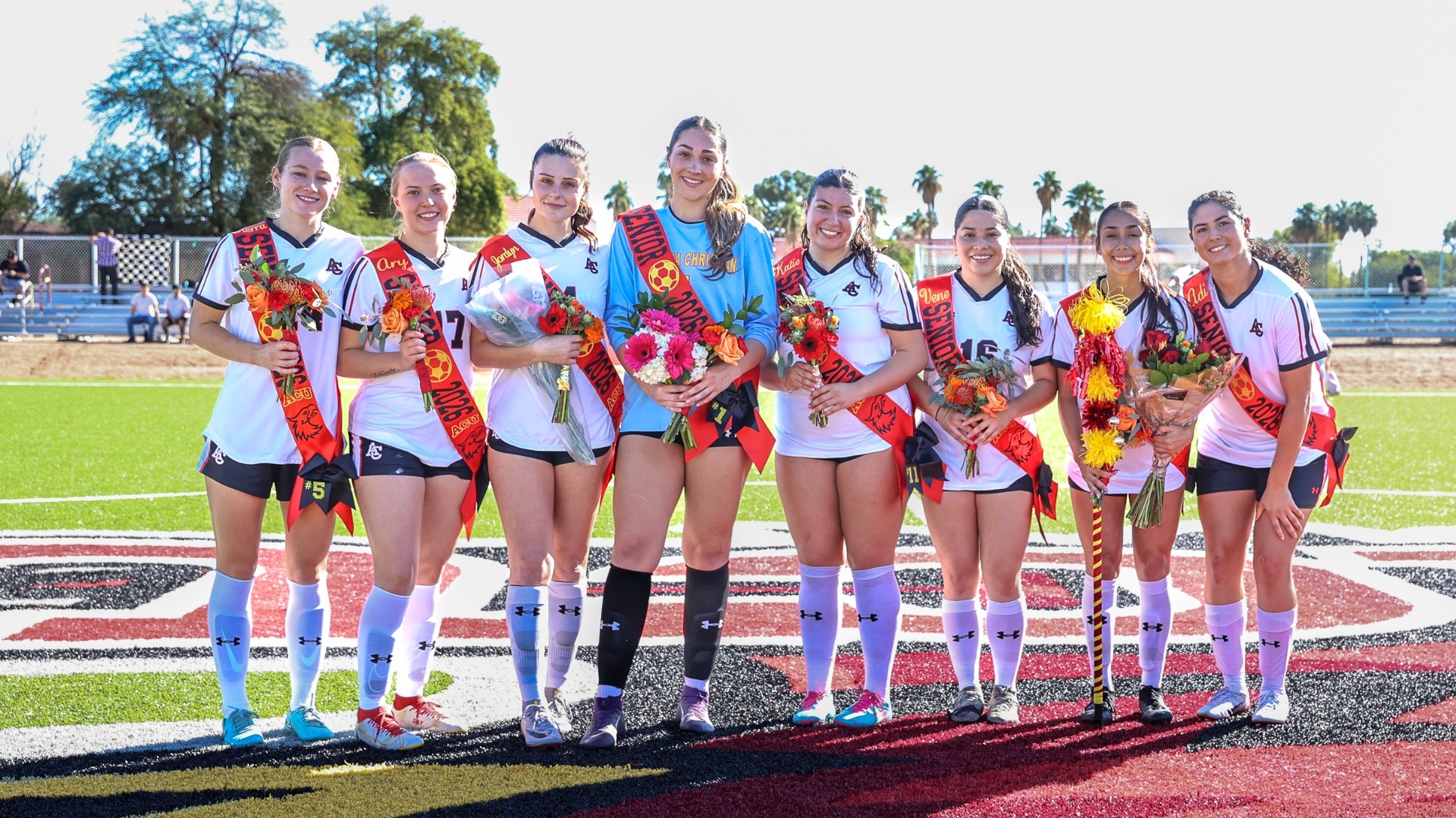 2025 ACU Women's Soccer seniors get recognized 