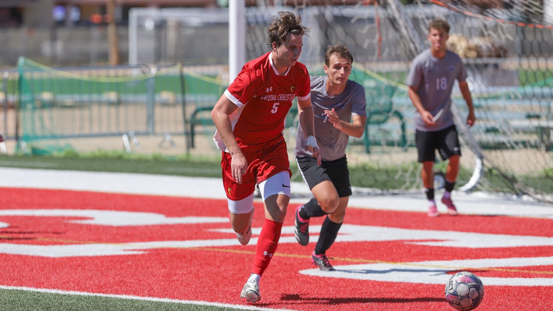 ACU's Jake Underwood with the ball