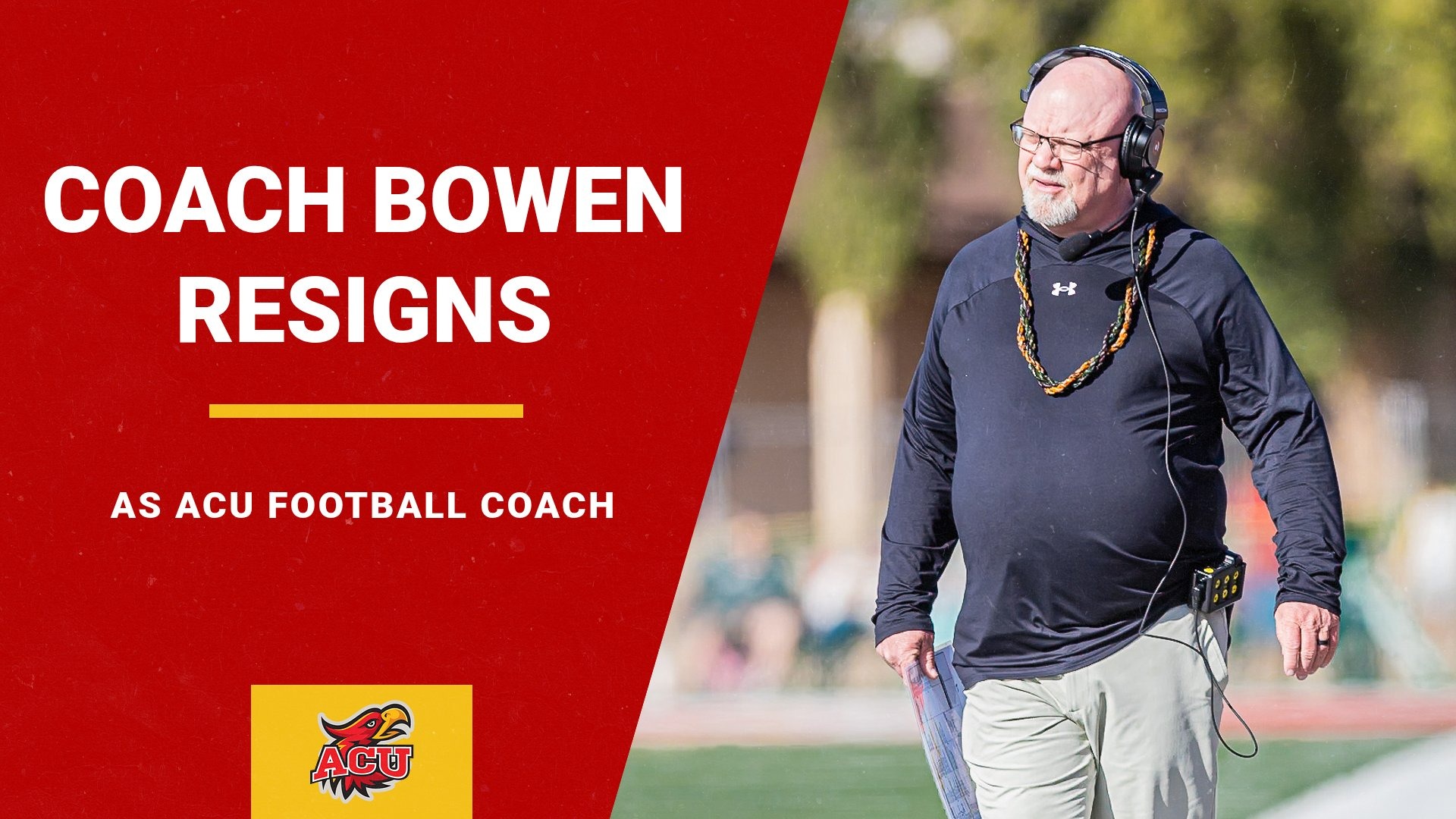 Coach Bowen Resigns