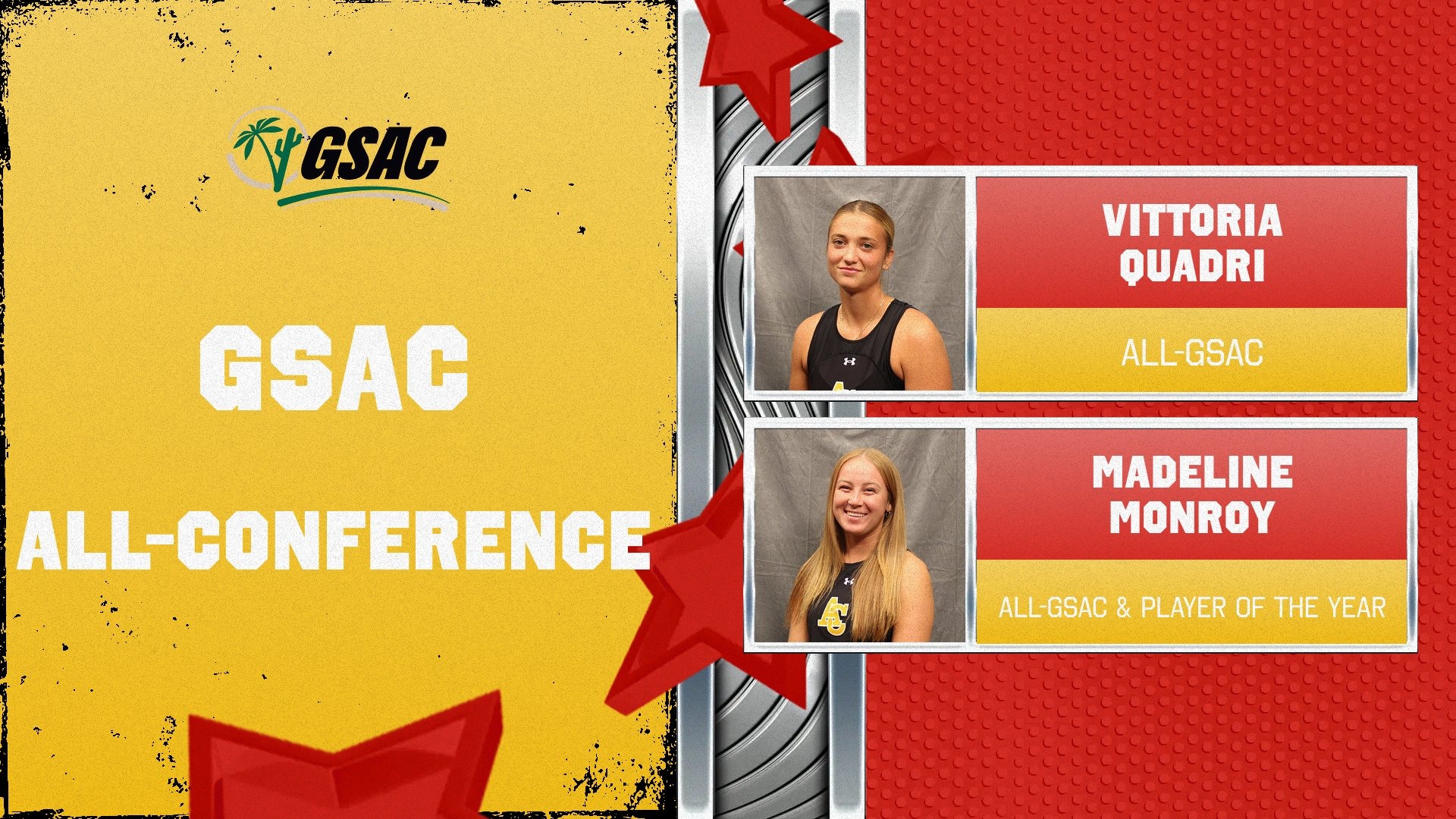 Women's Tennis All-GSAC honors