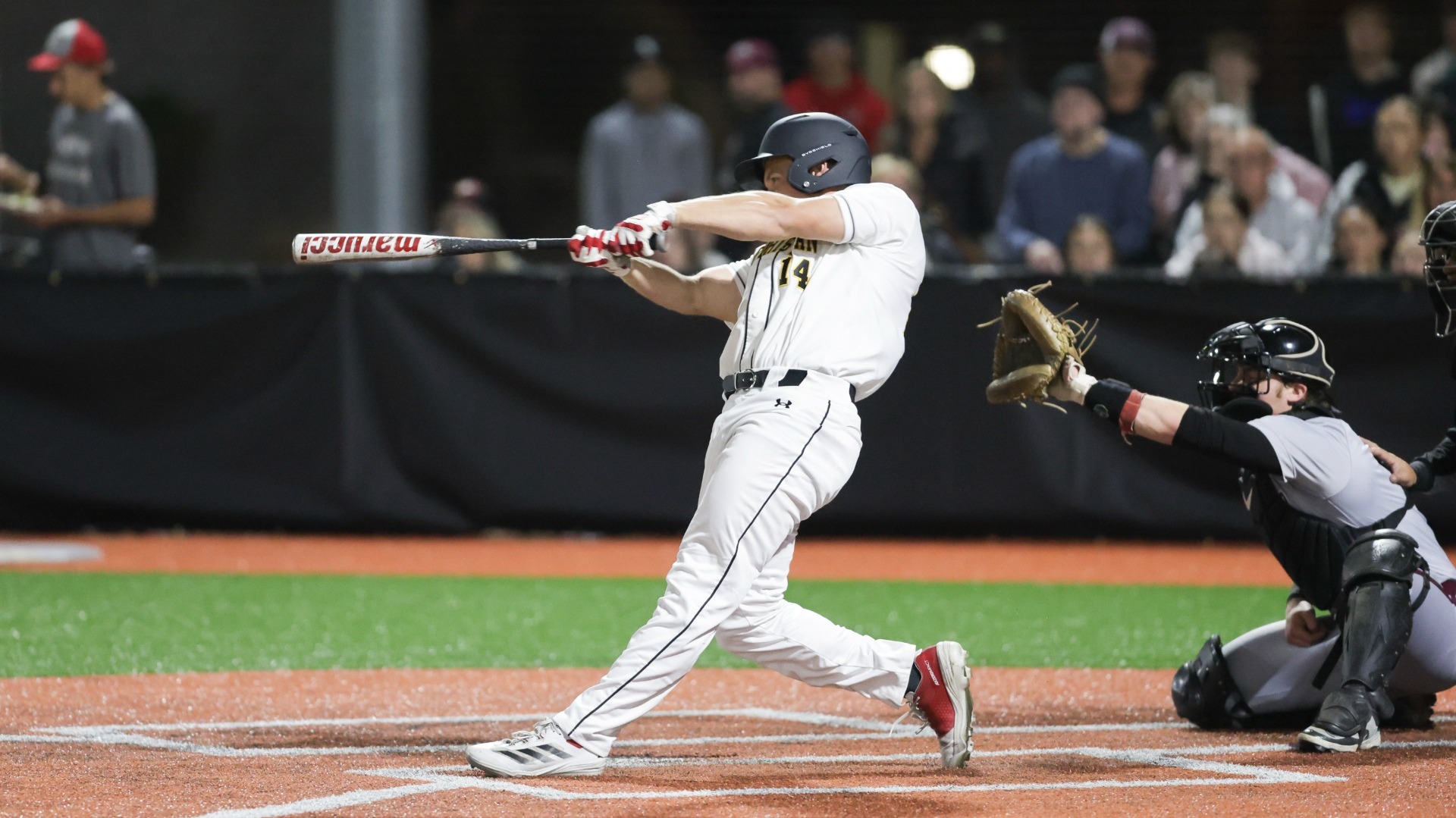 ACU's Kolten Lindstrom has a couple hits to help the Firestorm get a win