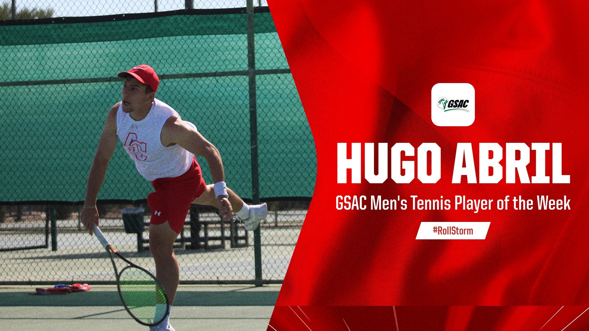 ACU's Hugo Abril named GSAC Men's Player of the Week