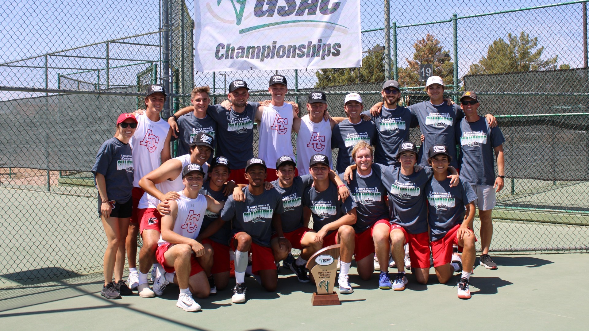 ACU Men's Tennis sweeps Stanton in GSAC Championship