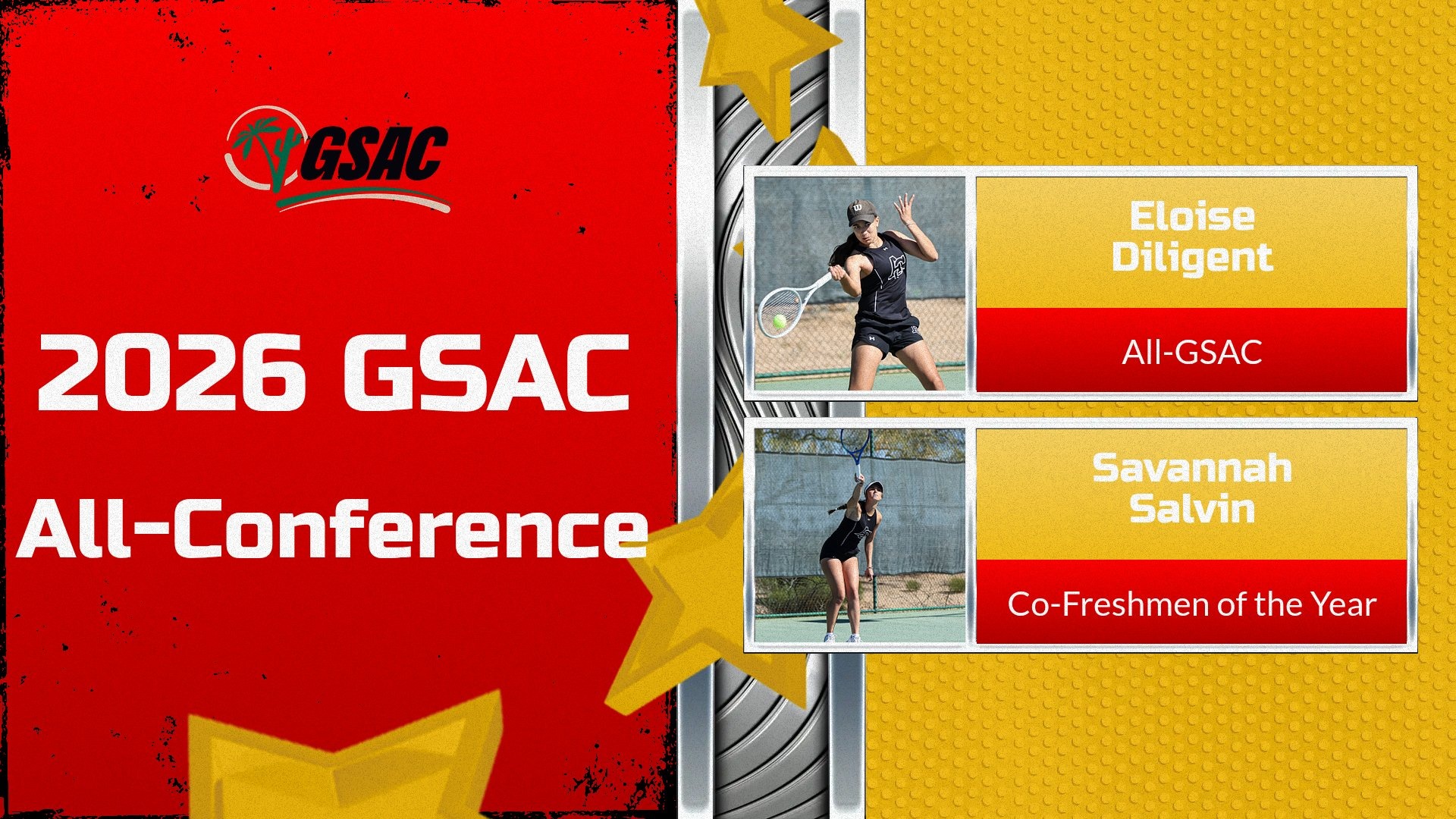 GSAC Women's Tennis All-GSAC Honors