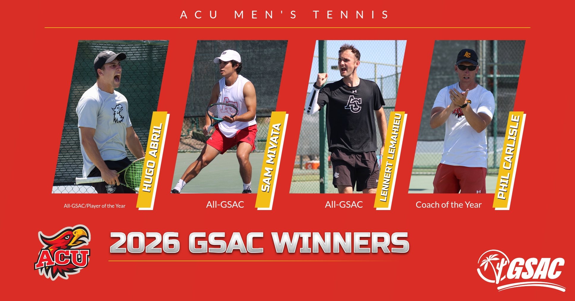 Three Firestorm Earn All-GSAC, Carlisle Named Coach of the Year