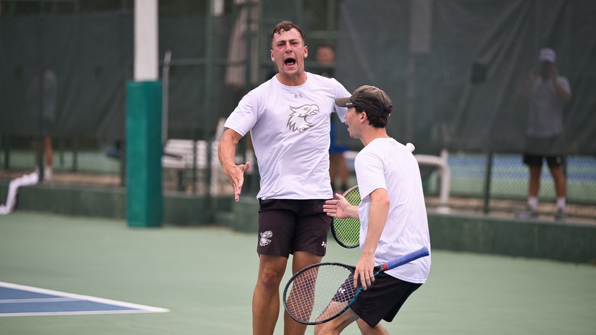ACU's Hugo Abril and Adrian Smith win in No. 1 doubles