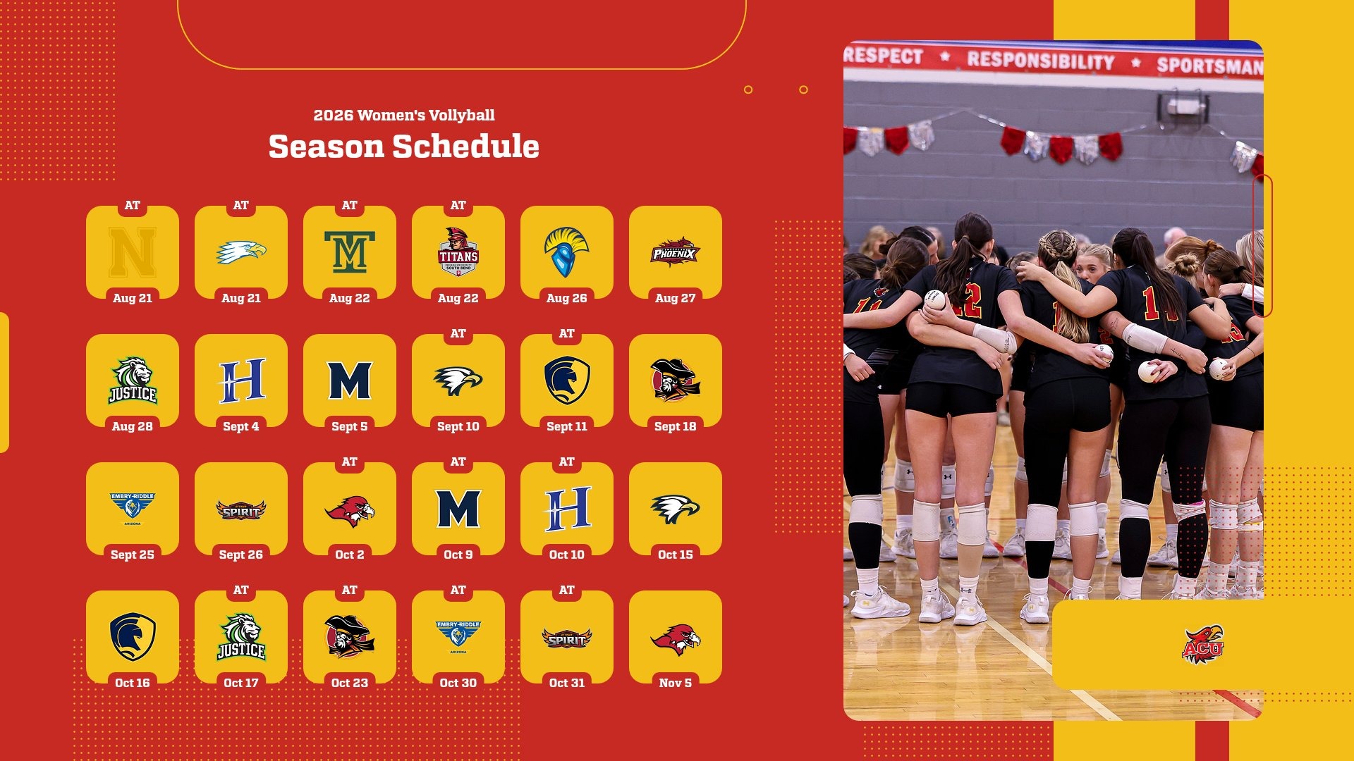 2026 WVB Schedule