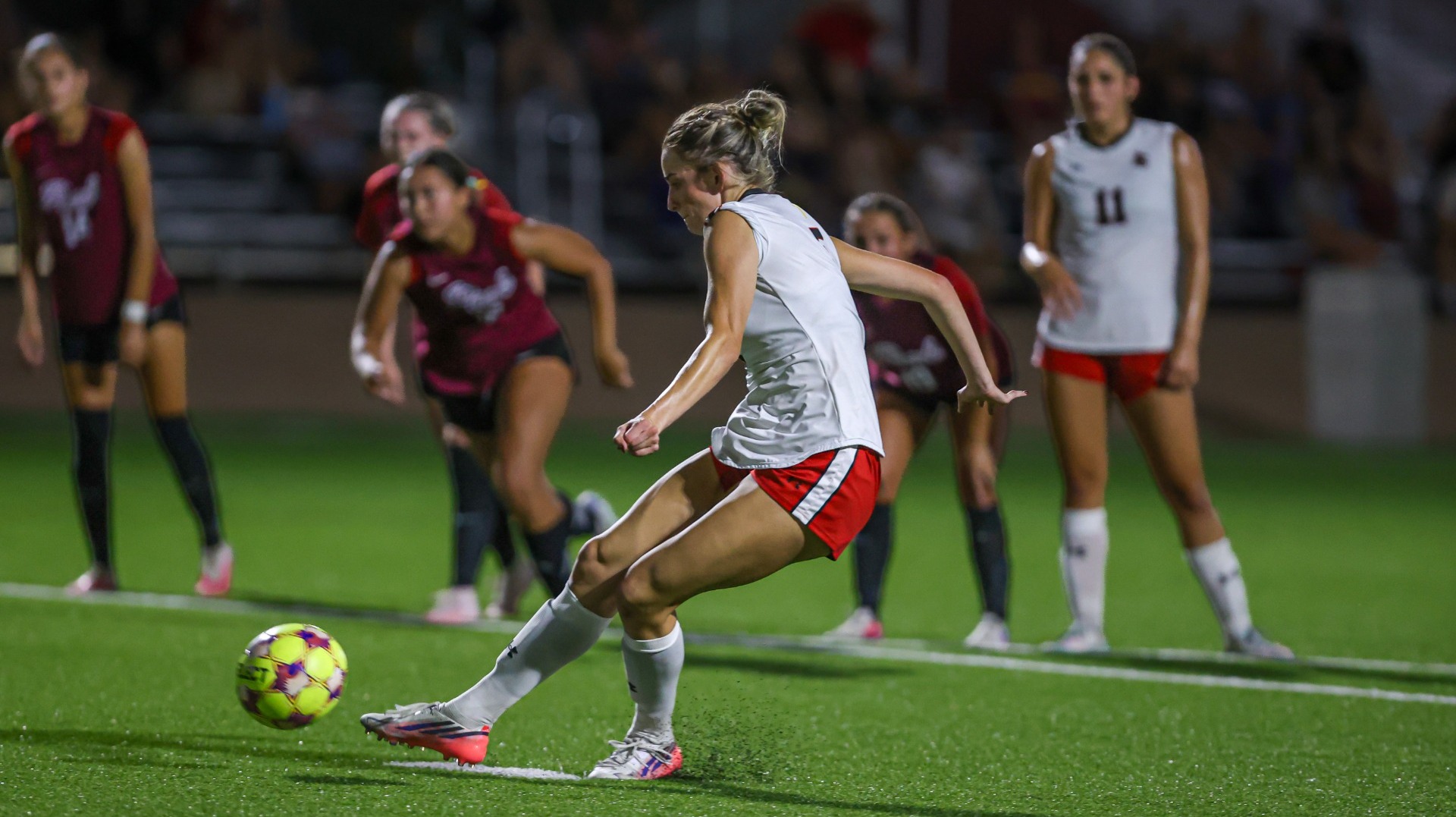 ACU's Ryan Gaeta with the PK