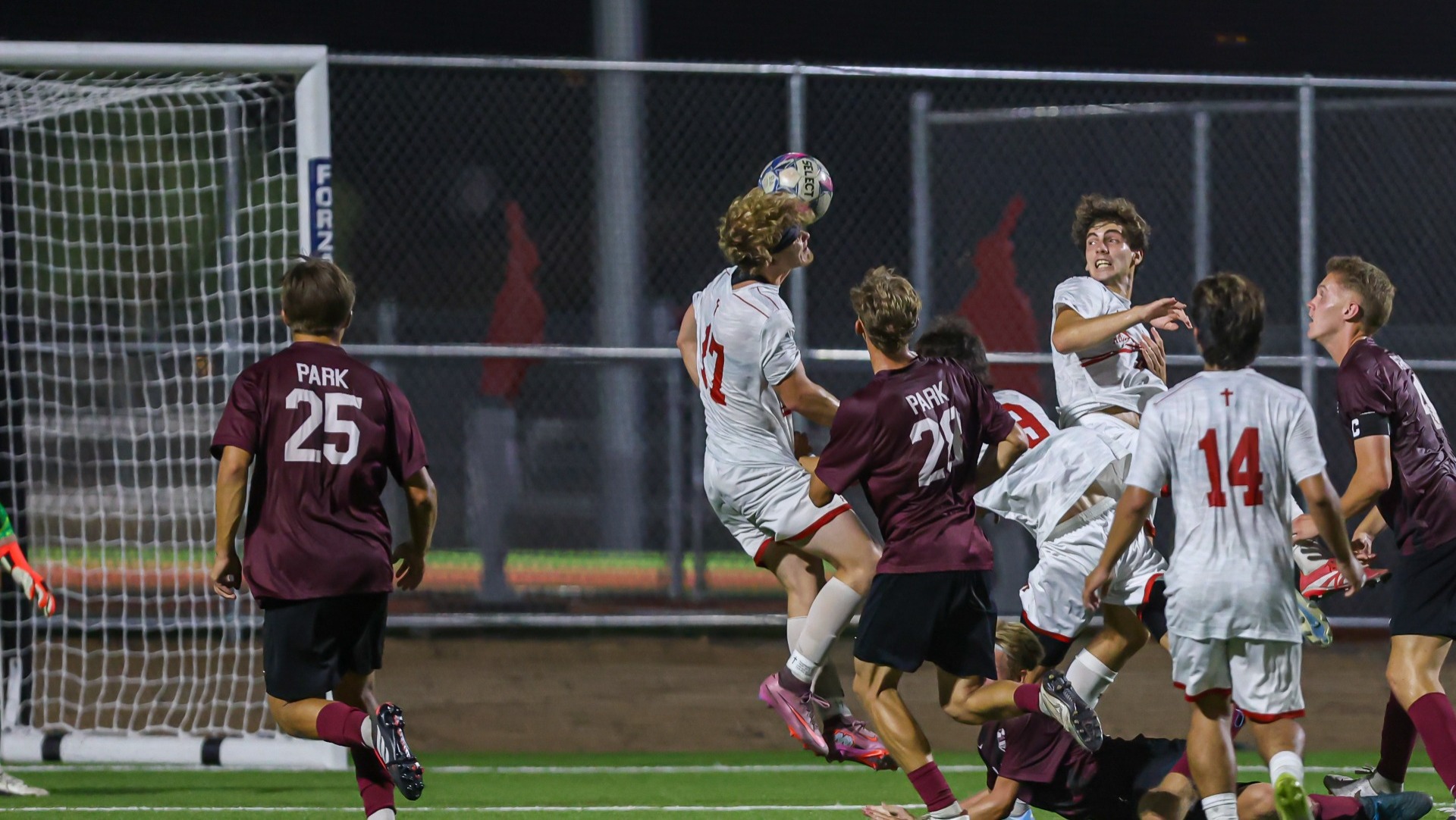ACU's Elijah Meade scores goal
