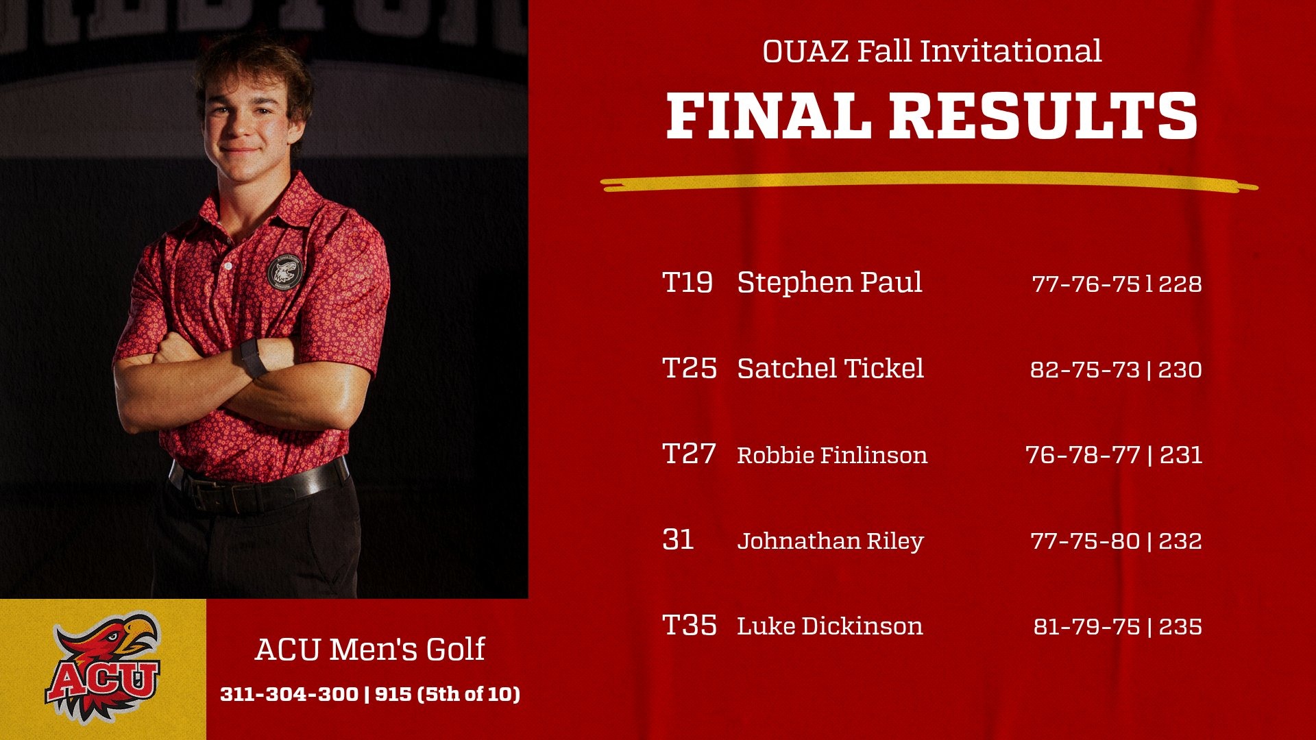 Men OUAZ Fall