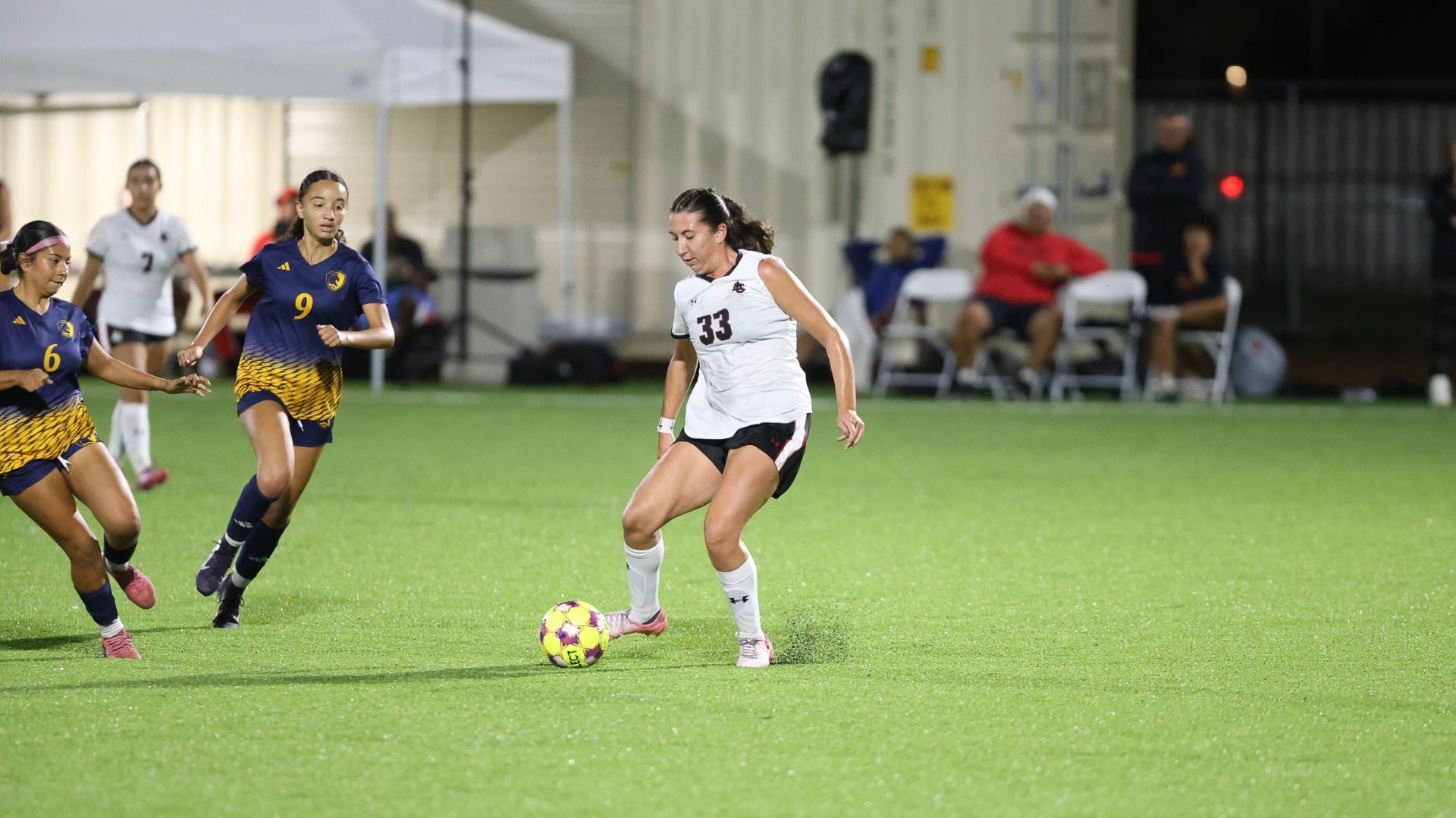 ACU's Cadence Peroff with the ball
