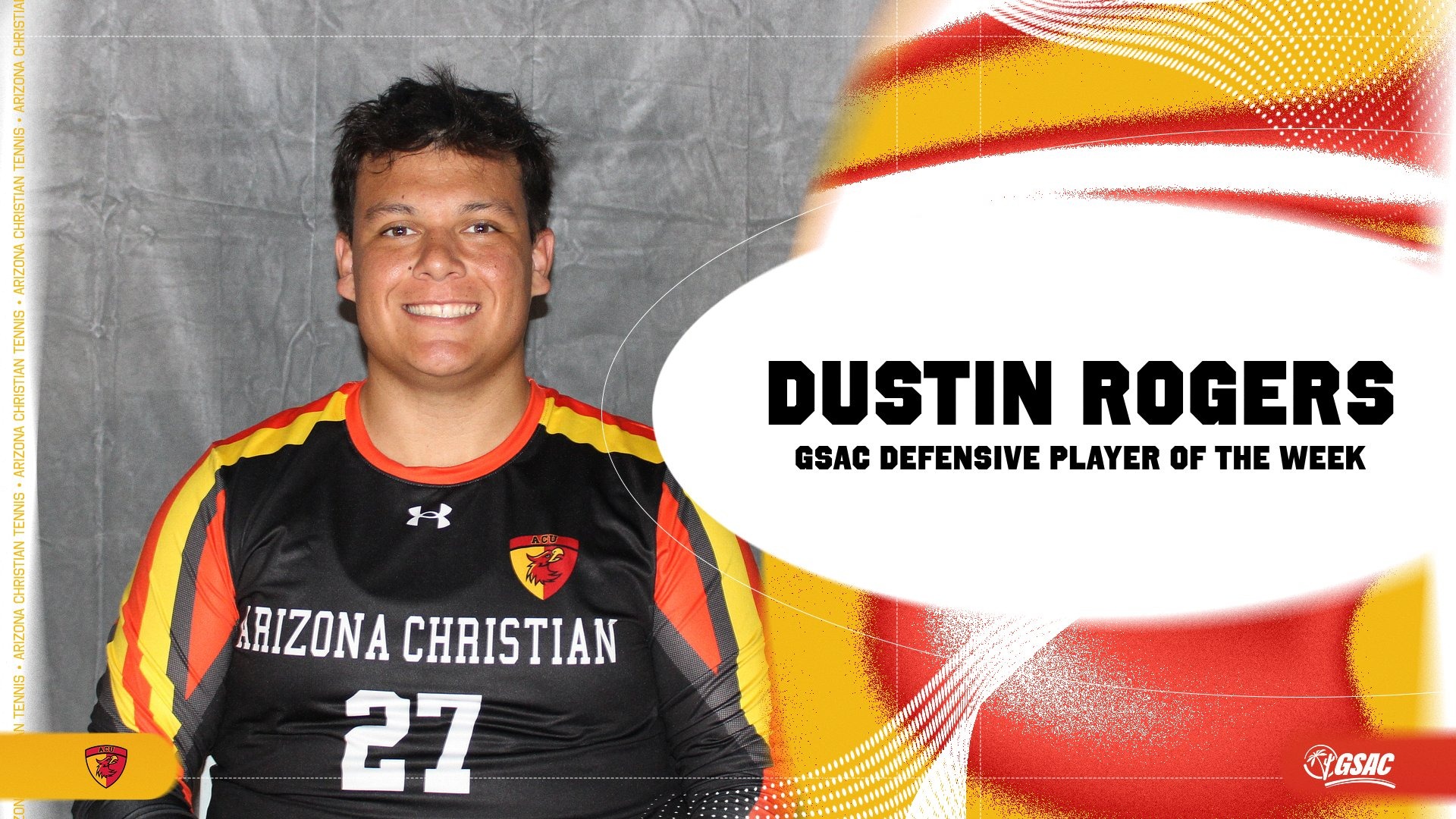 Dustin Rogers earns GSAC Defensive Player of the Week