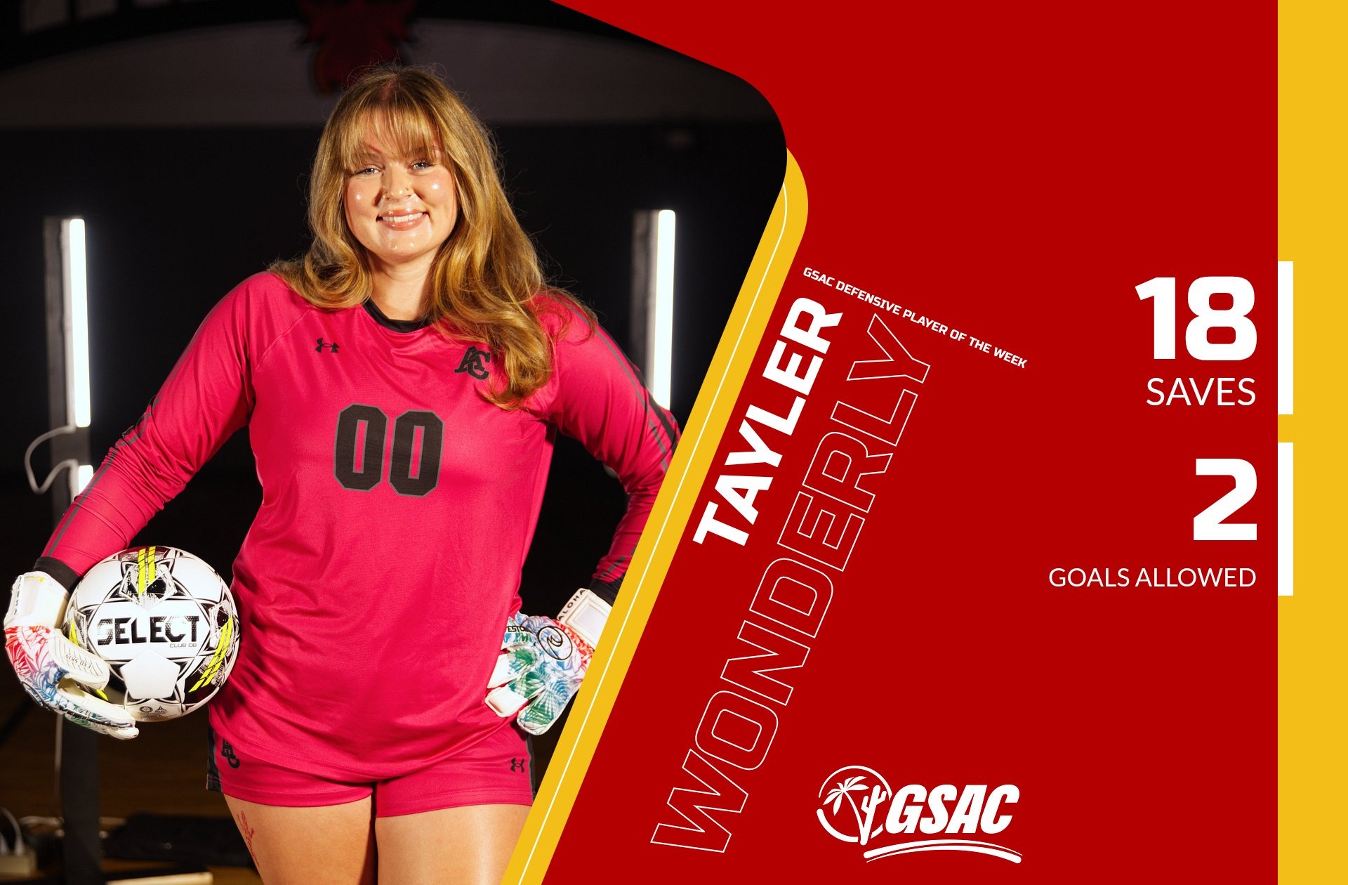 Tayler Wonderly earns Defensive Player of the Week