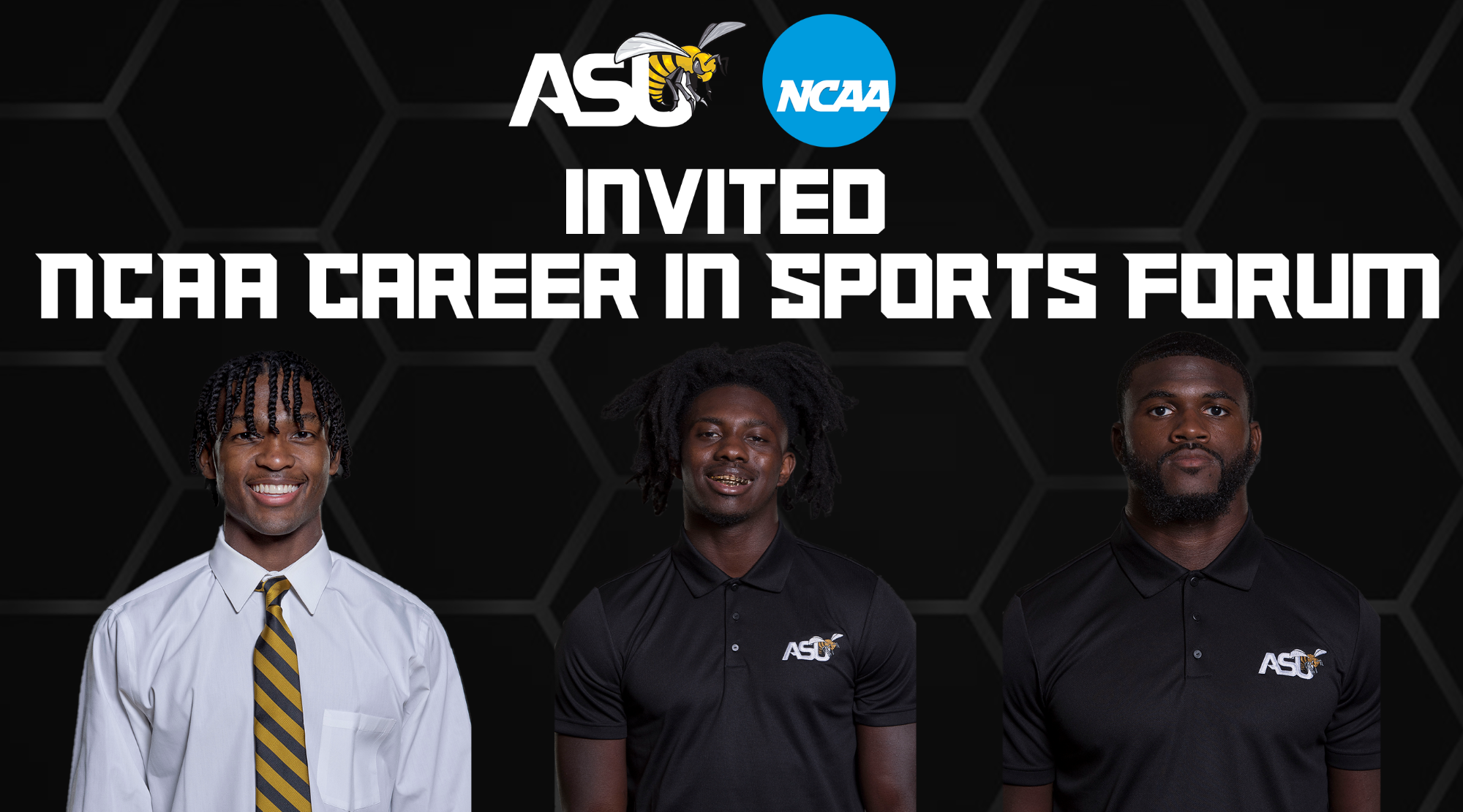 Three Alabama State StudentAthletes Selected for NCAA Career In Sports