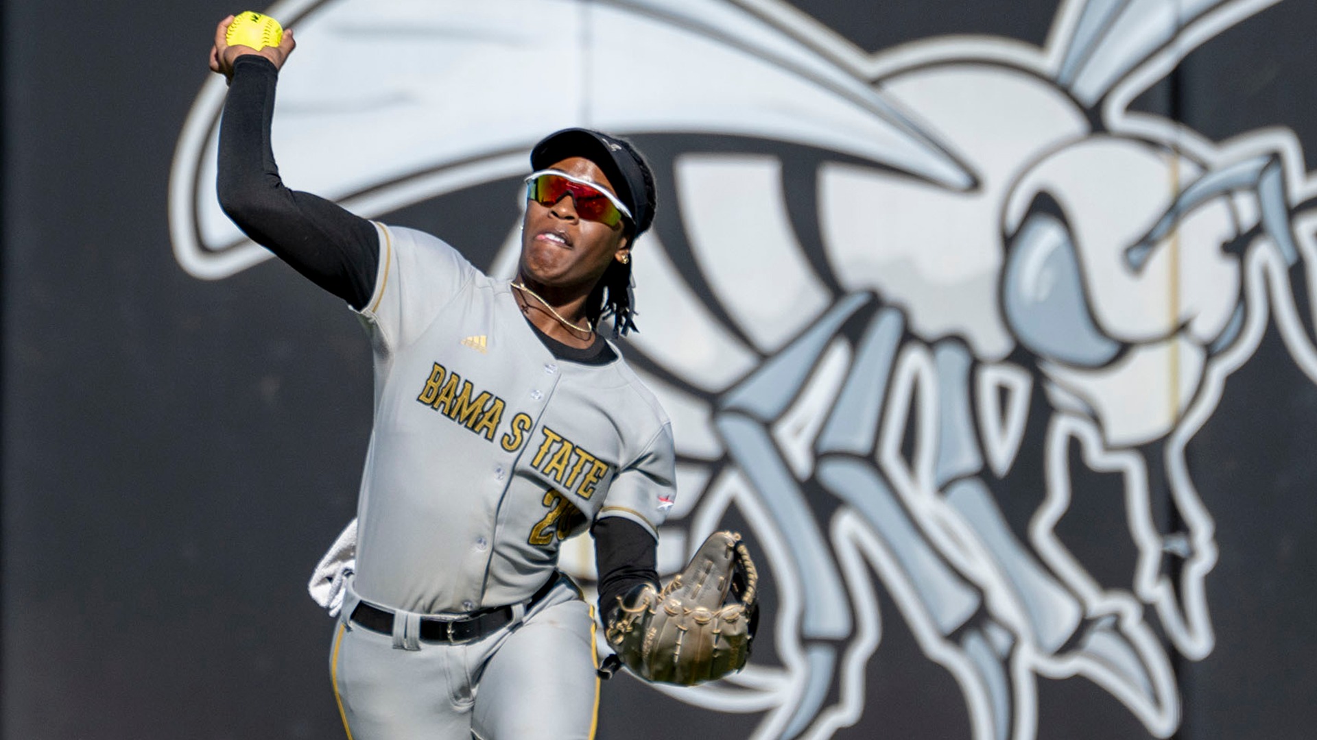 Alabama State University's Lady Hornets Softball team hosts the Nichols State Lady Colonels at the Barbara Williams Softball Complex, Saturday, Feb. 7, 2026. The game was part of the Stinger Classic Softball Tournament which brought five visiting teams to Montgomery and the ASU campus over the weekend. Photo by David Campbell/Alabama State University 