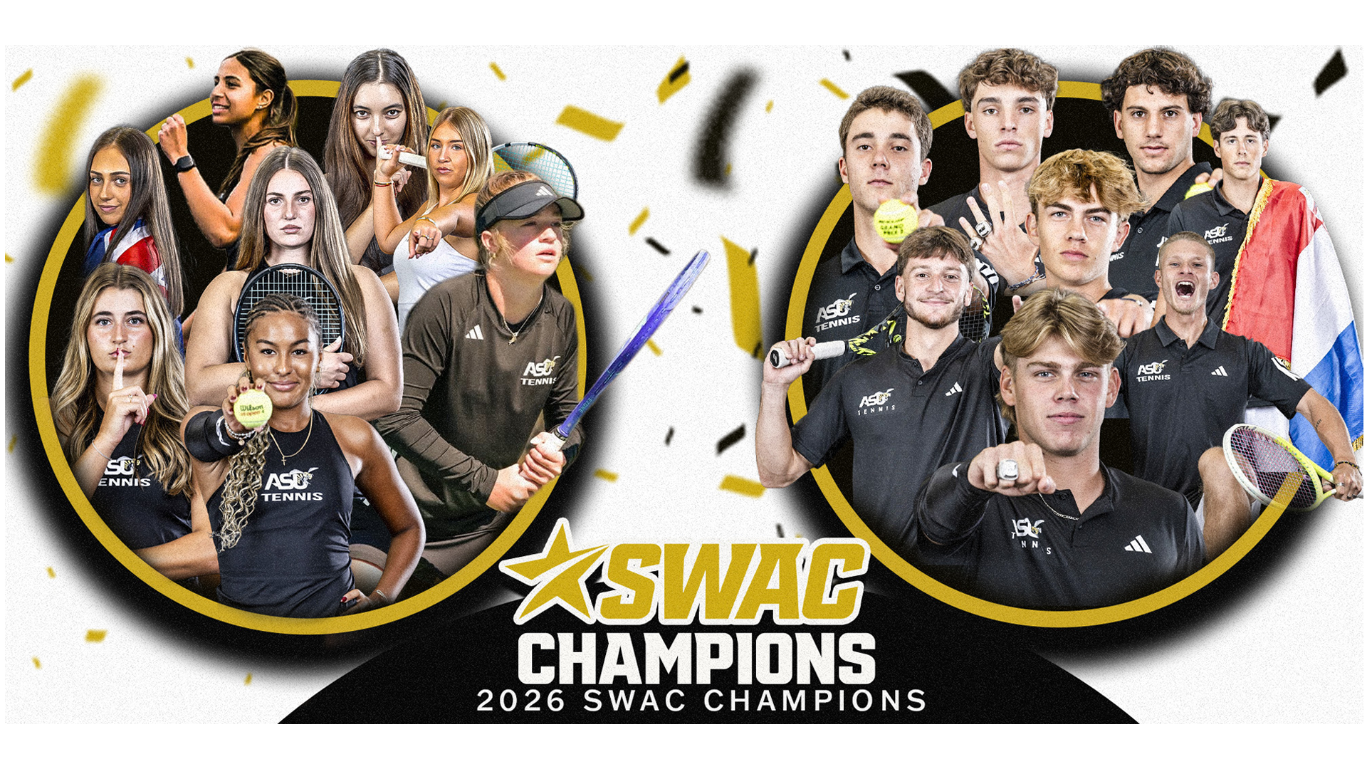 ASU M&W Tennis SWAC Champions