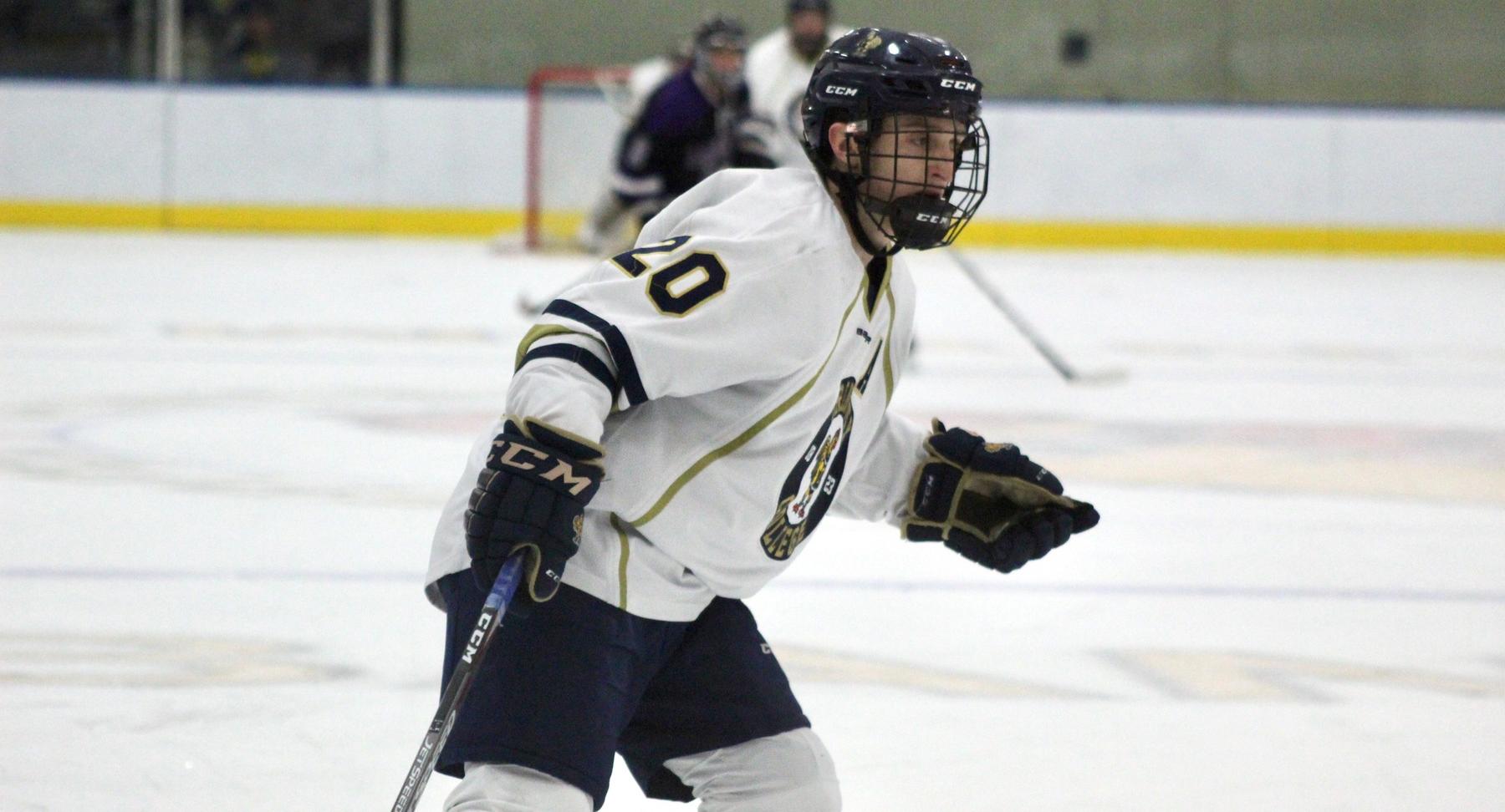Trinity Men's Ice Hockey Downs Williams In Key NESCAC Matchup Trinity