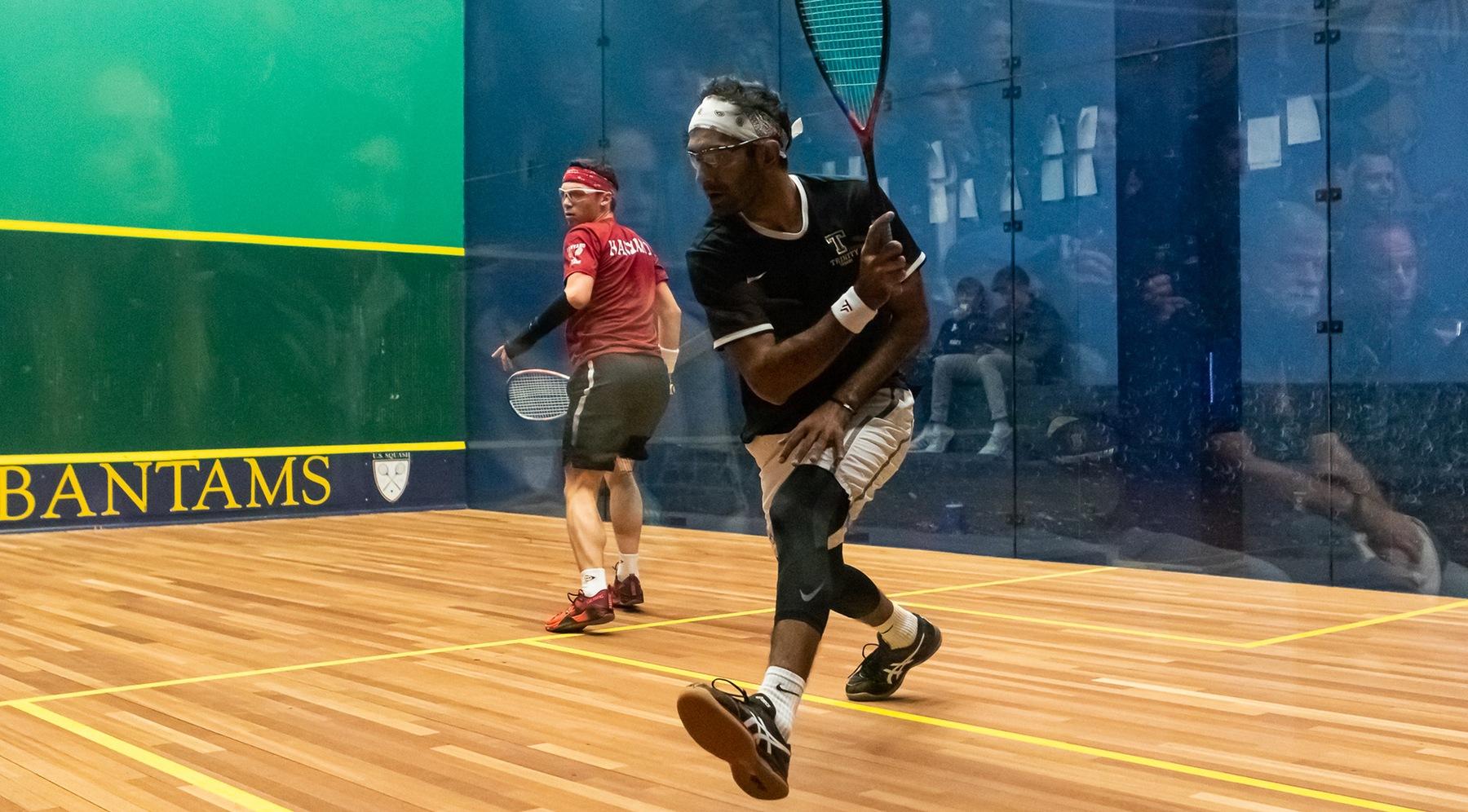 Men's Squash Downs Princeton, Captures Third in Potter Trophy
