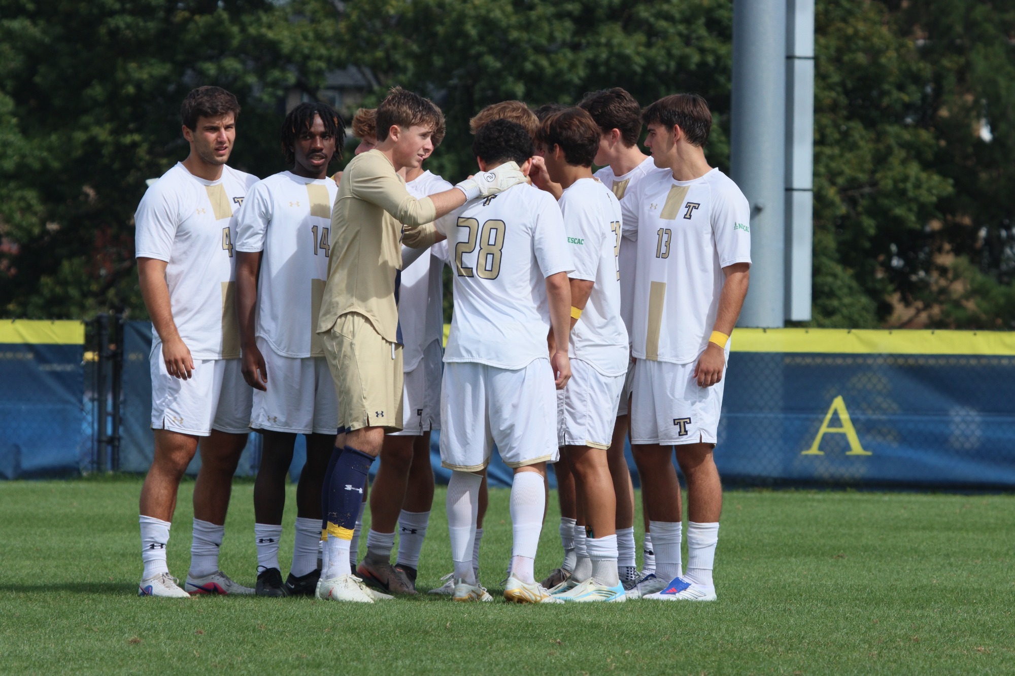 Men's Soccer Huddle