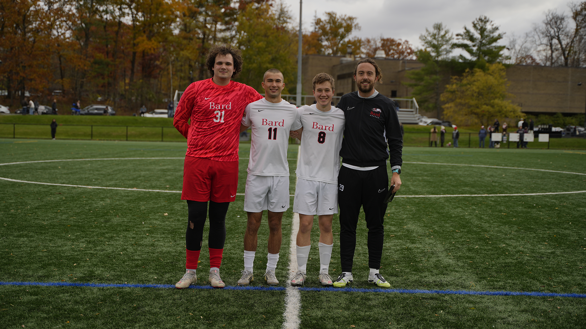 Senior Day Gavin Hersey Sam Gerber Ben Steketee Pierre Deliso