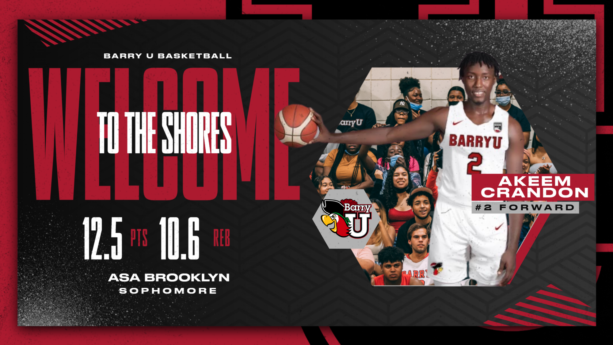 Crandon Signs With Men's Basketball Barry University Athletics