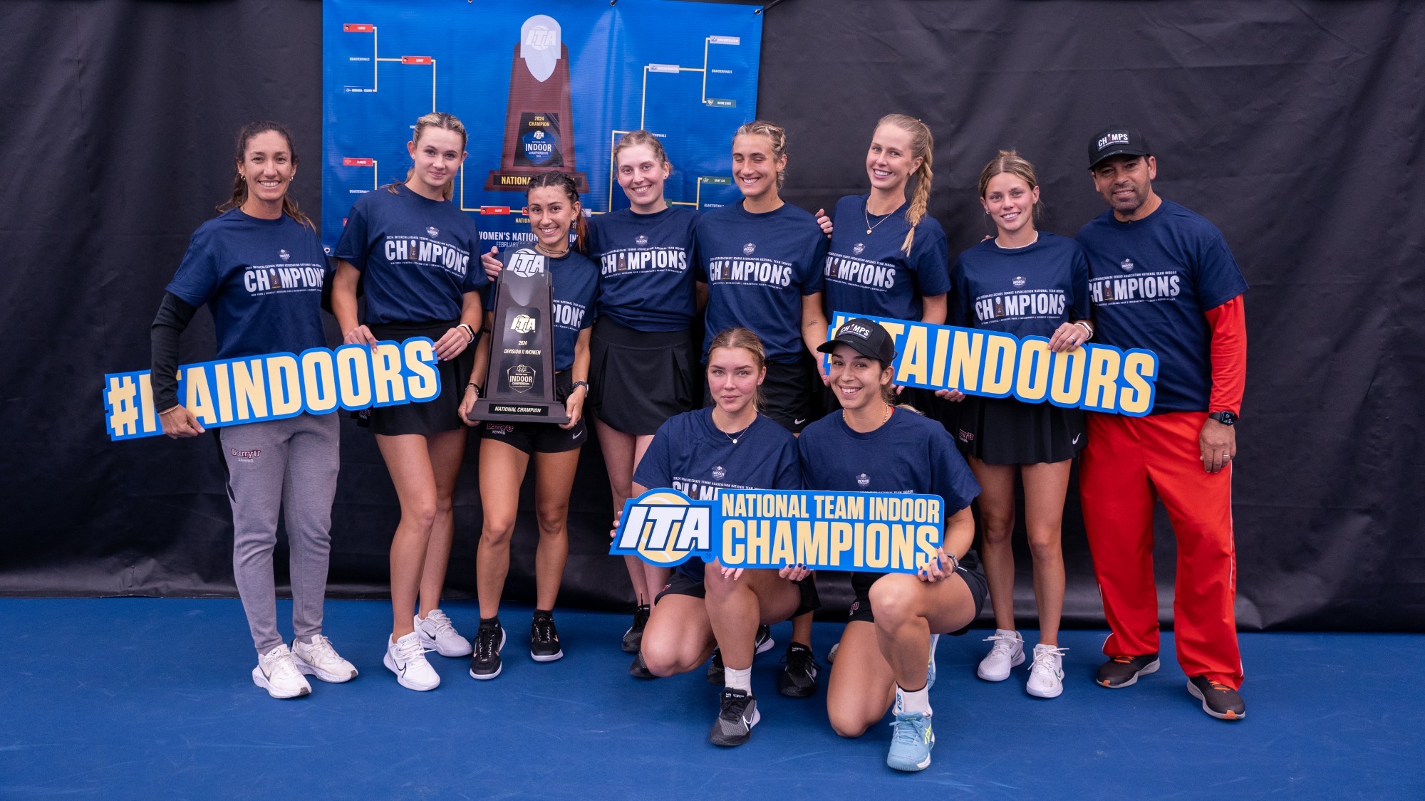 Women's Tennis Secures Fourth ITA National Indoor Tournament