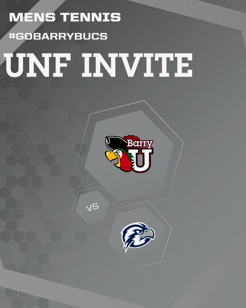 UNF VS BARRY TENNIS GRAPHIC HOME