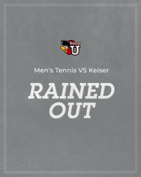 Men's Tennis rained out home