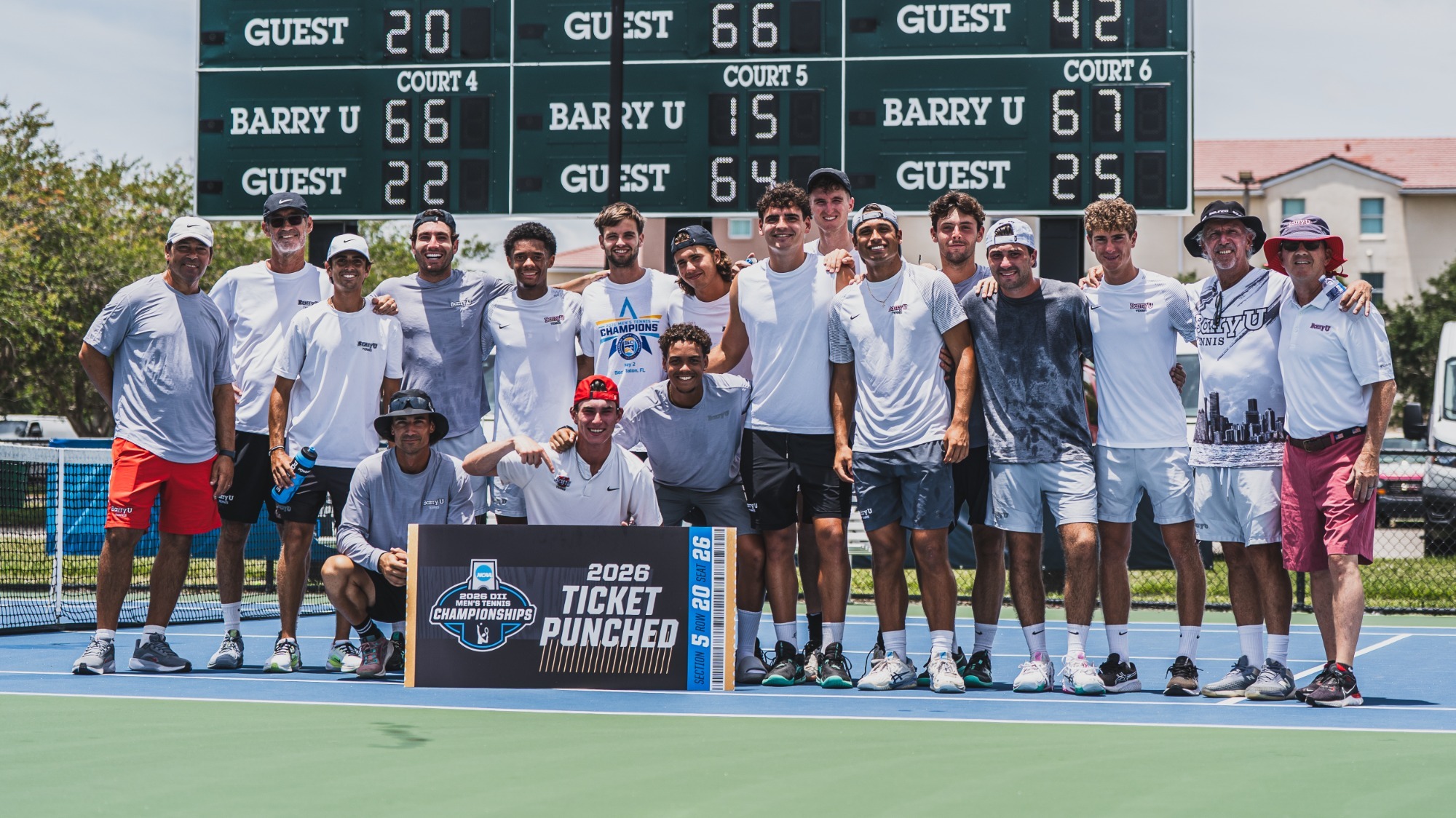 MT-Ticket Punched NCAA South Regional Photo 2026