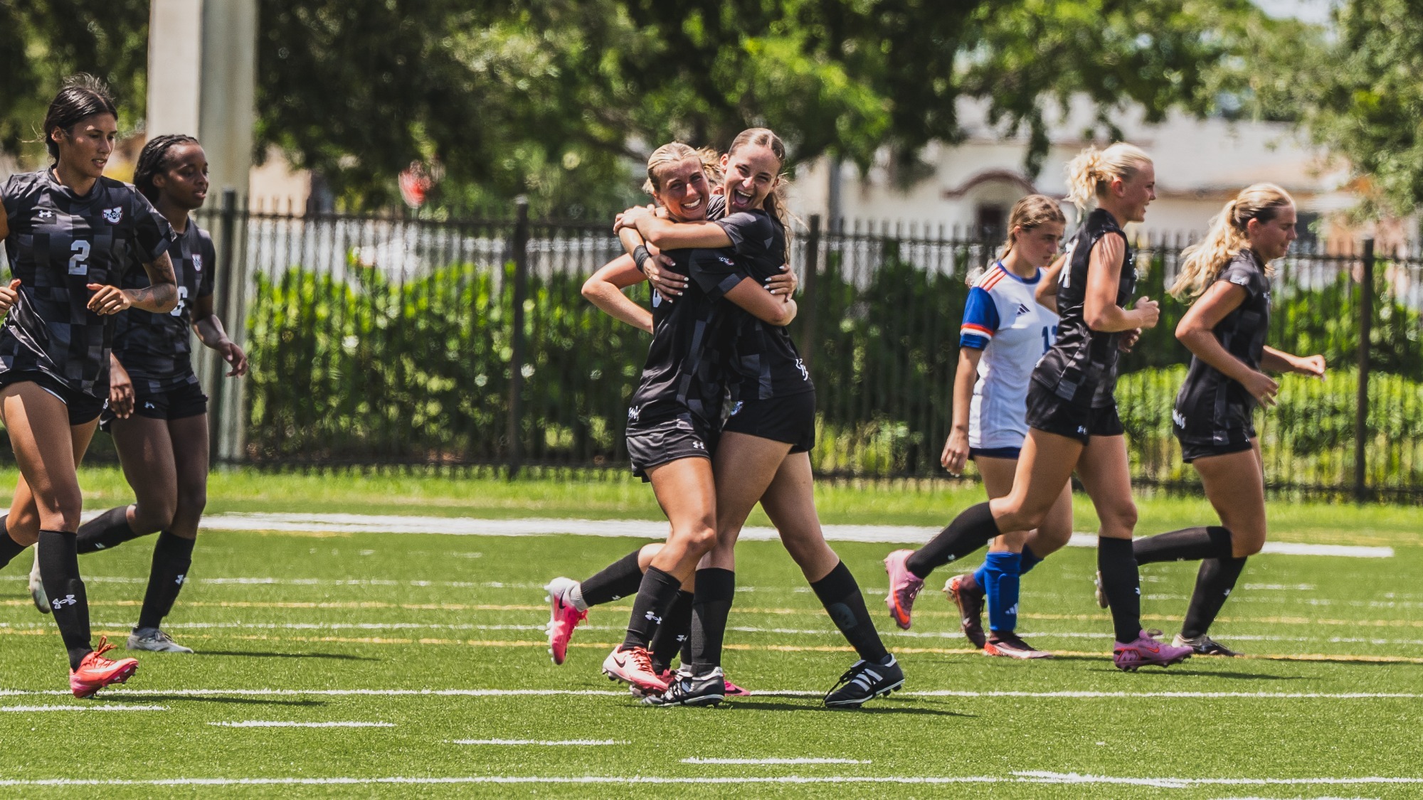 Women's Soccer Celebrates First Goal of the Season