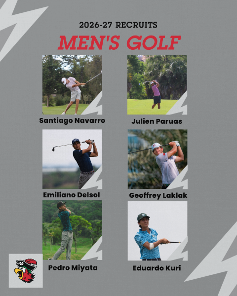 Men's golf recruits 2026-27 home