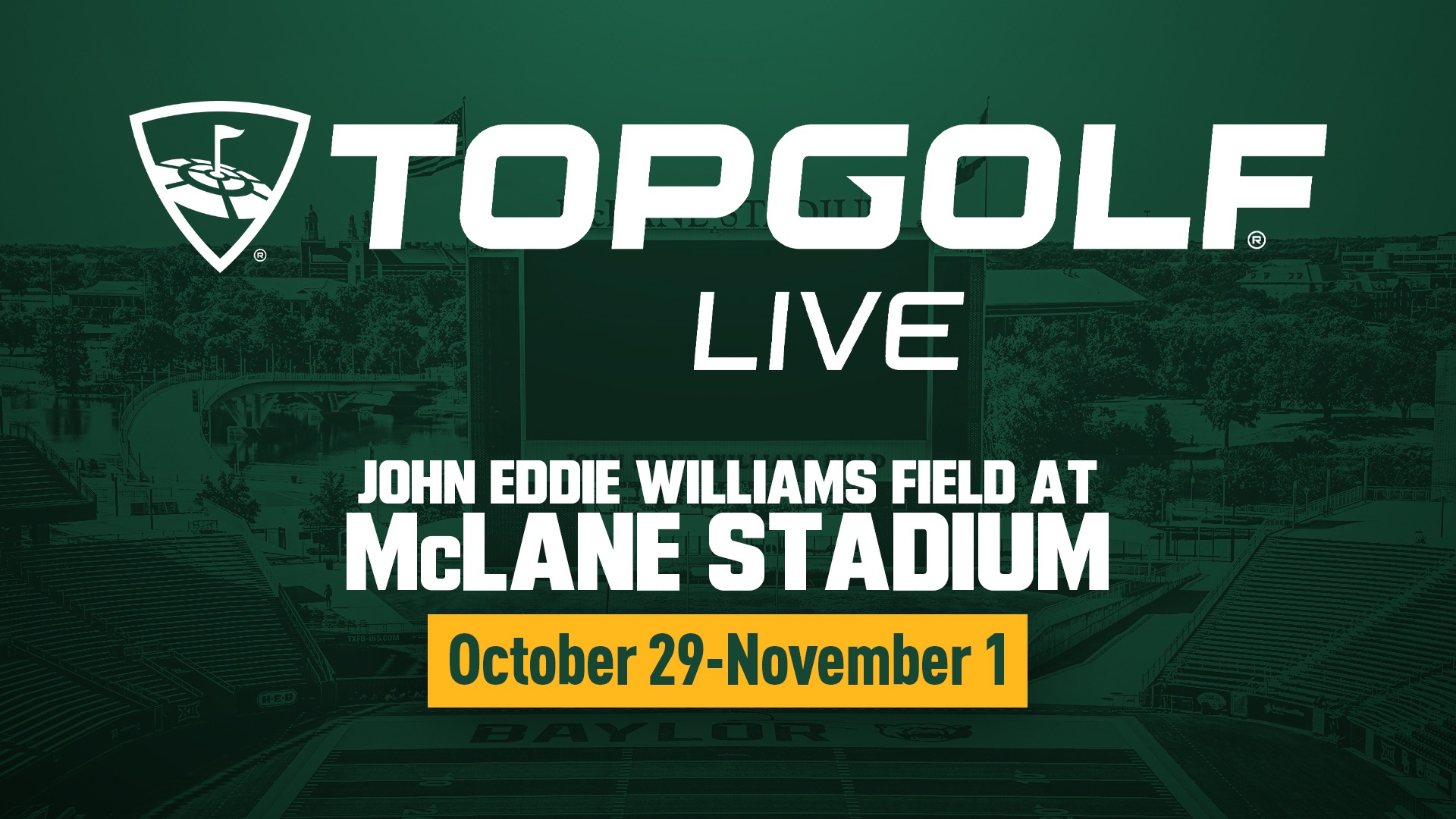 Topgolf Live Stadium Series at Baylor graphic