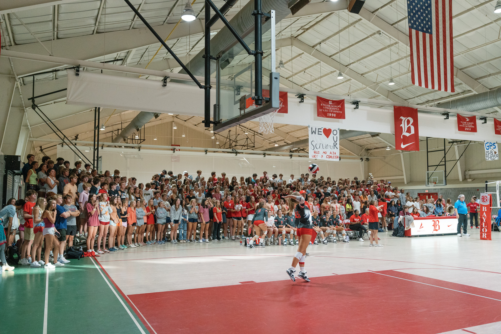 Baylor Volleyball Sweeps GPS Baylor School