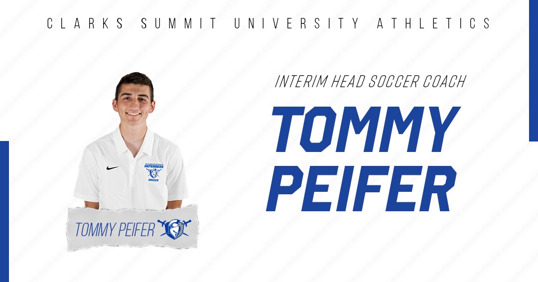 Tommy Peifer Named Interim Head Men’s Soccer Coach Clarks Summit